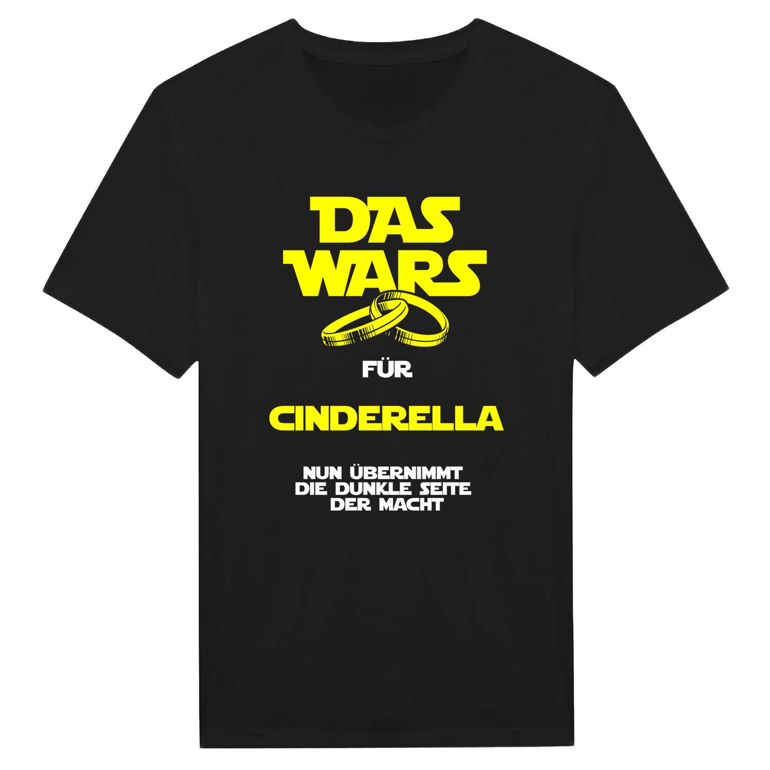 JGA T-Shirt »Das Wars« für den Namen »Cinderella«