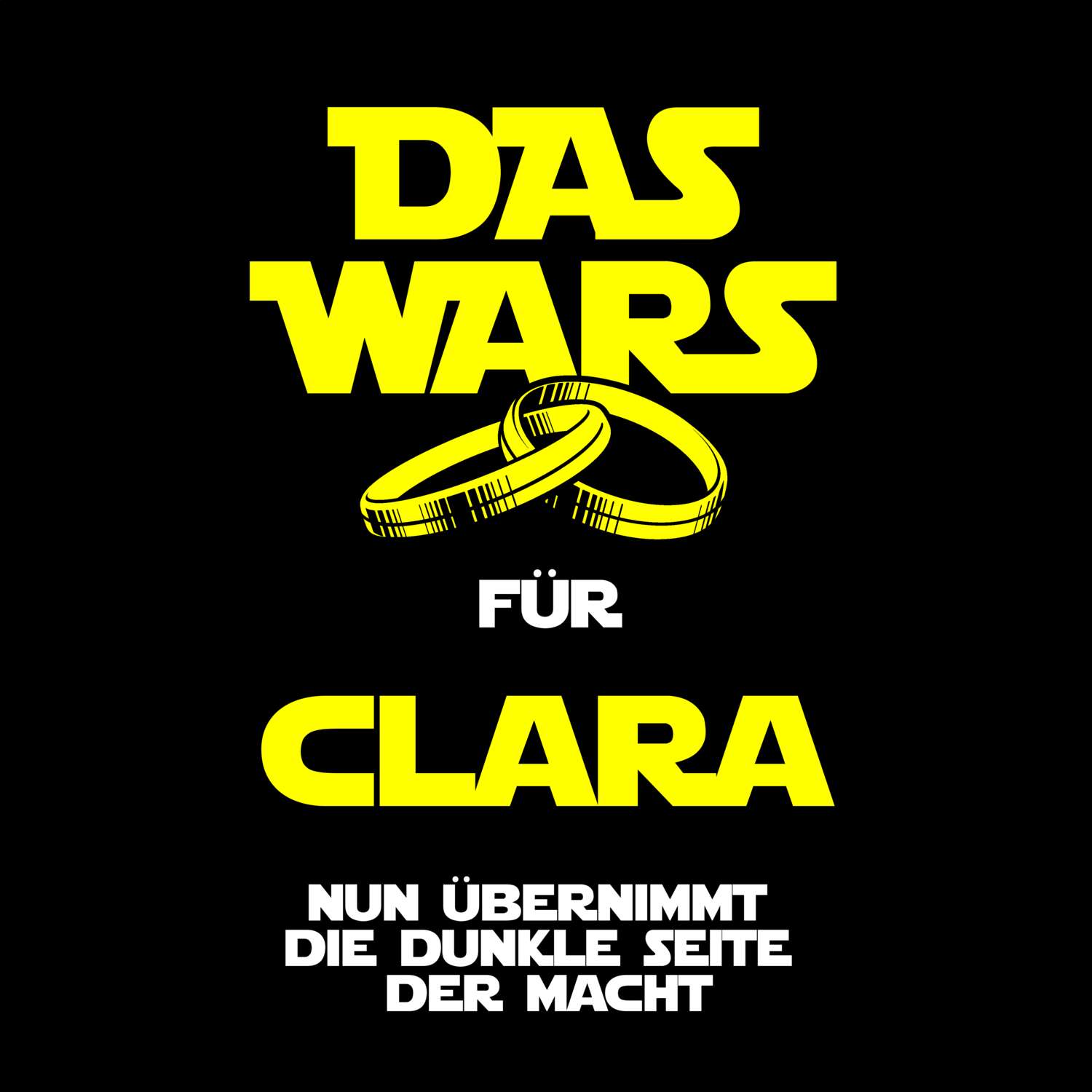 JGA T-Shirt »Das Wars« für den Namen »Clara«
