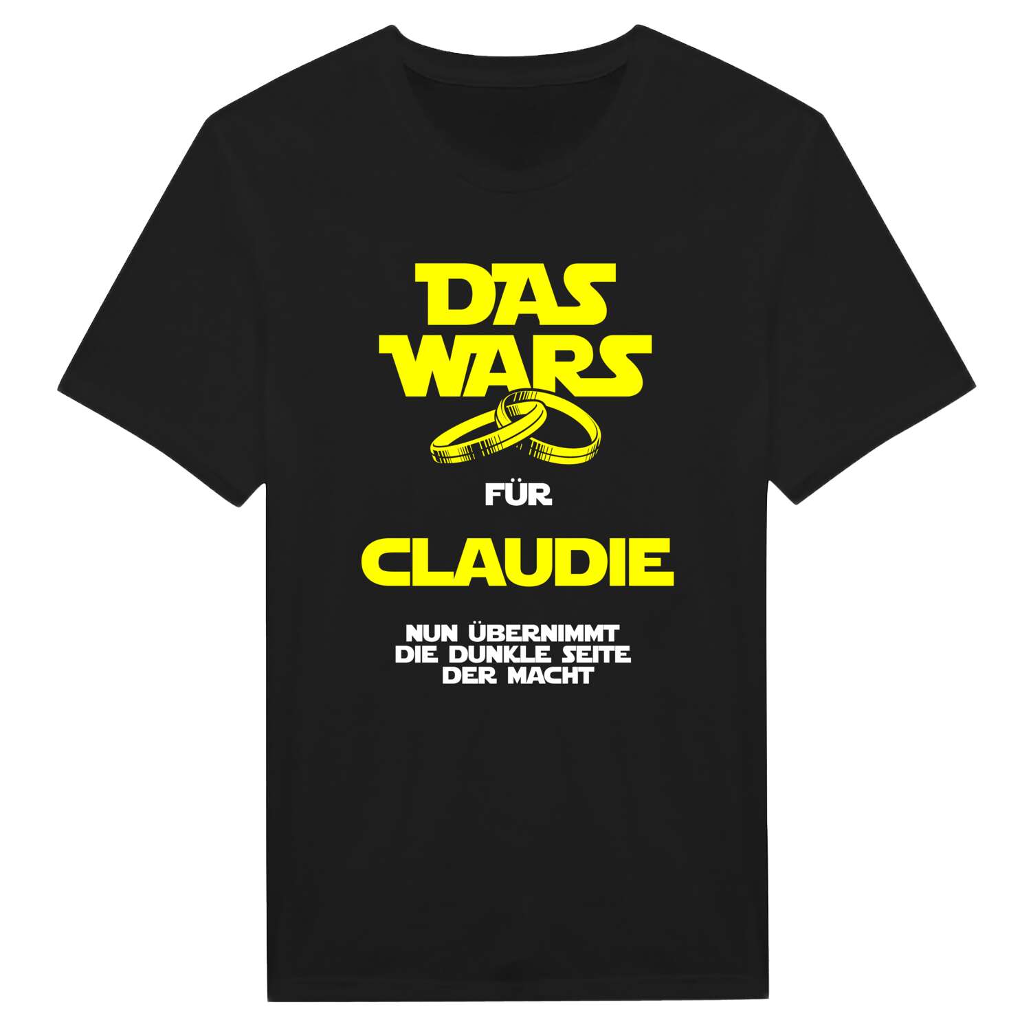 JGA T-Shirt »Das Wars« für den Namen »Claudie«