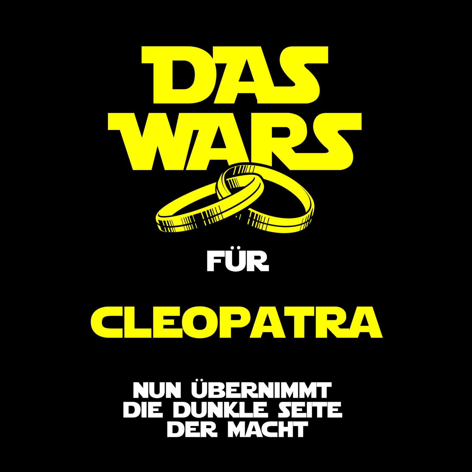 JGA T-Shirt »Das Wars« für den Namen »Cleopatra«