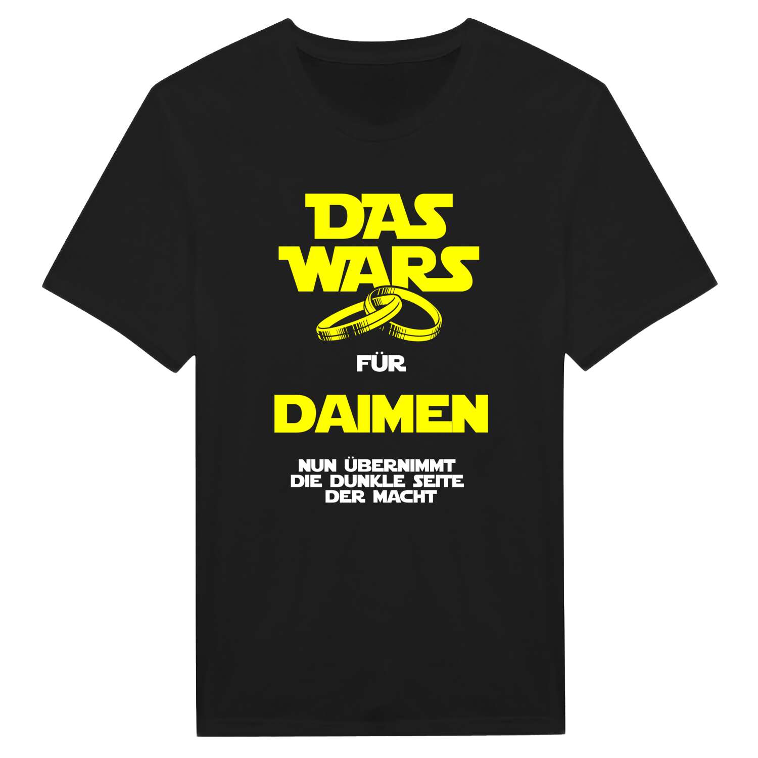 JGA T-Shirt »Das Wars« für den Namen »Daimen«