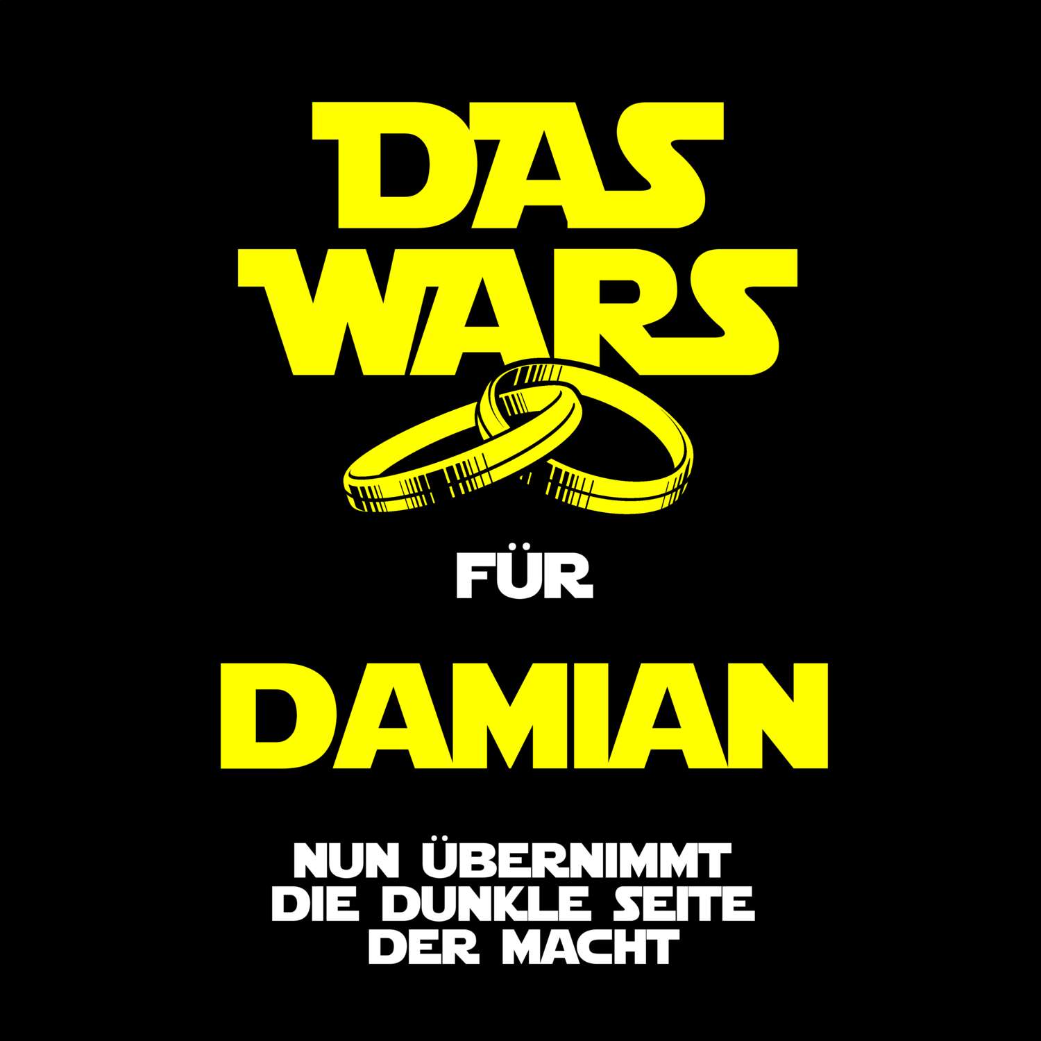 JGA T-Shirt »Das Wars« für den Namen »Damian«