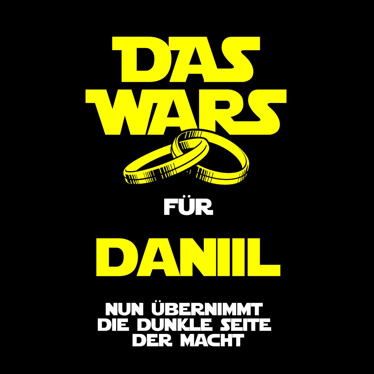 JGA T-Shirt »Das Wars« für den Namen »Daniil«