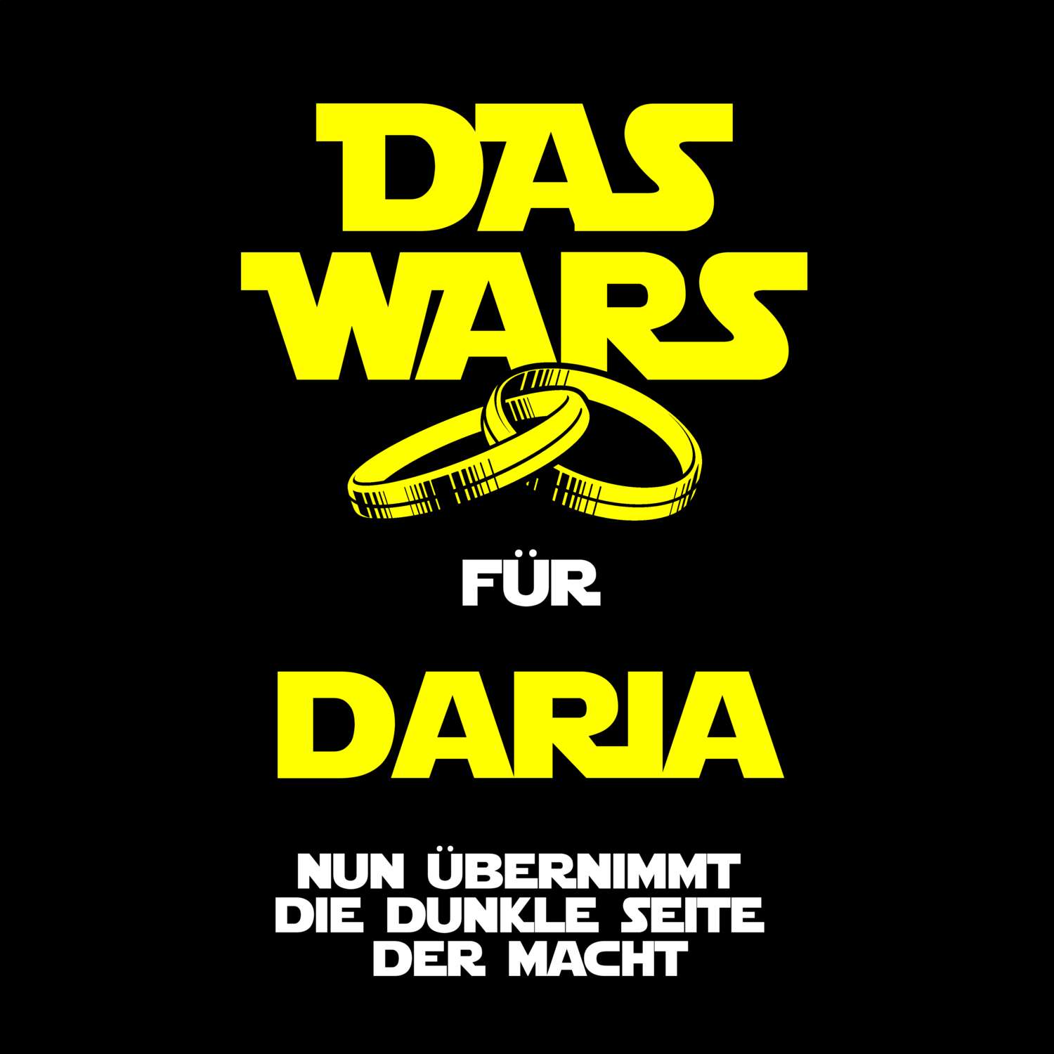 JGA T-Shirt »Das Wars« für den Namen »Daria«