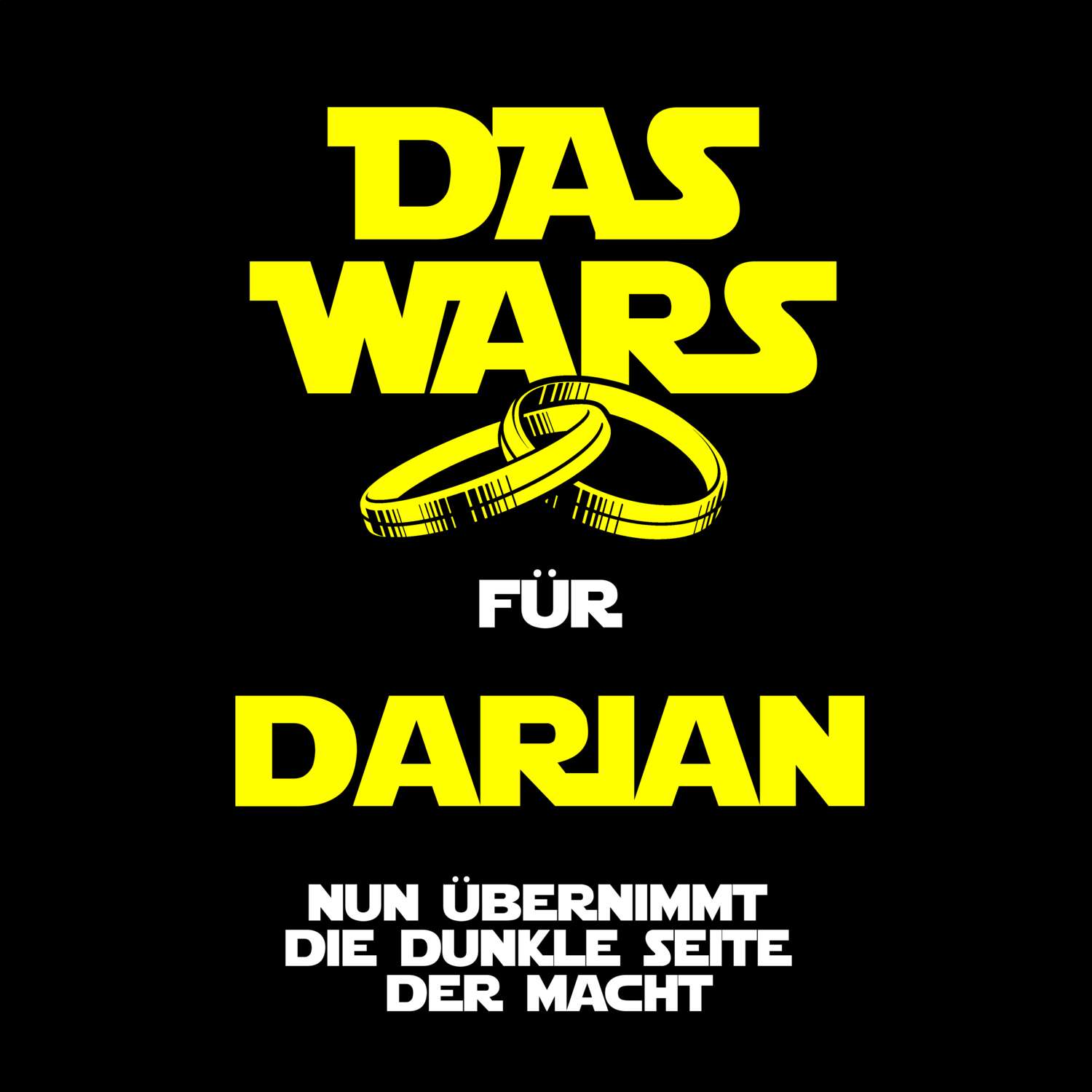 JGA T-Shirt »Das Wars« für den Namen »Darian«