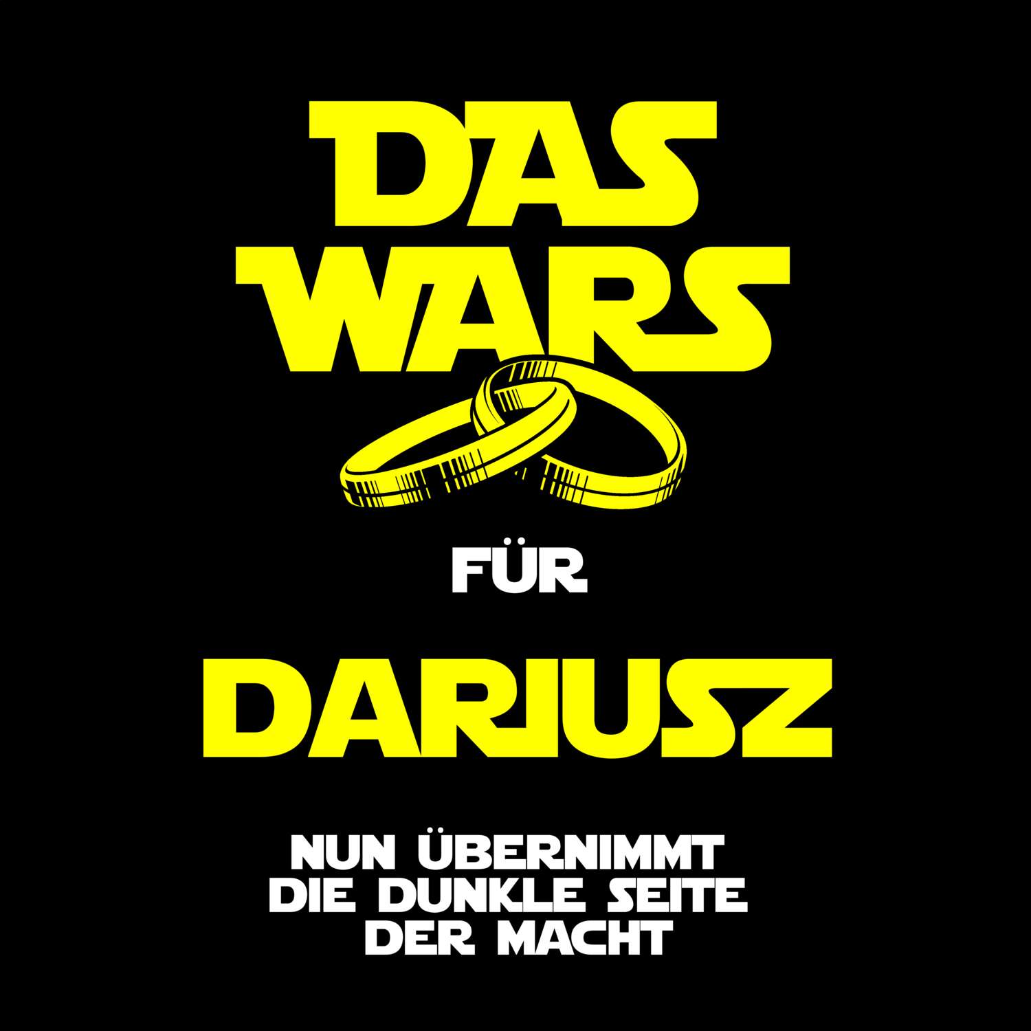 JGA T-Shirt »Das Wars« für den Namen »Dariusz«