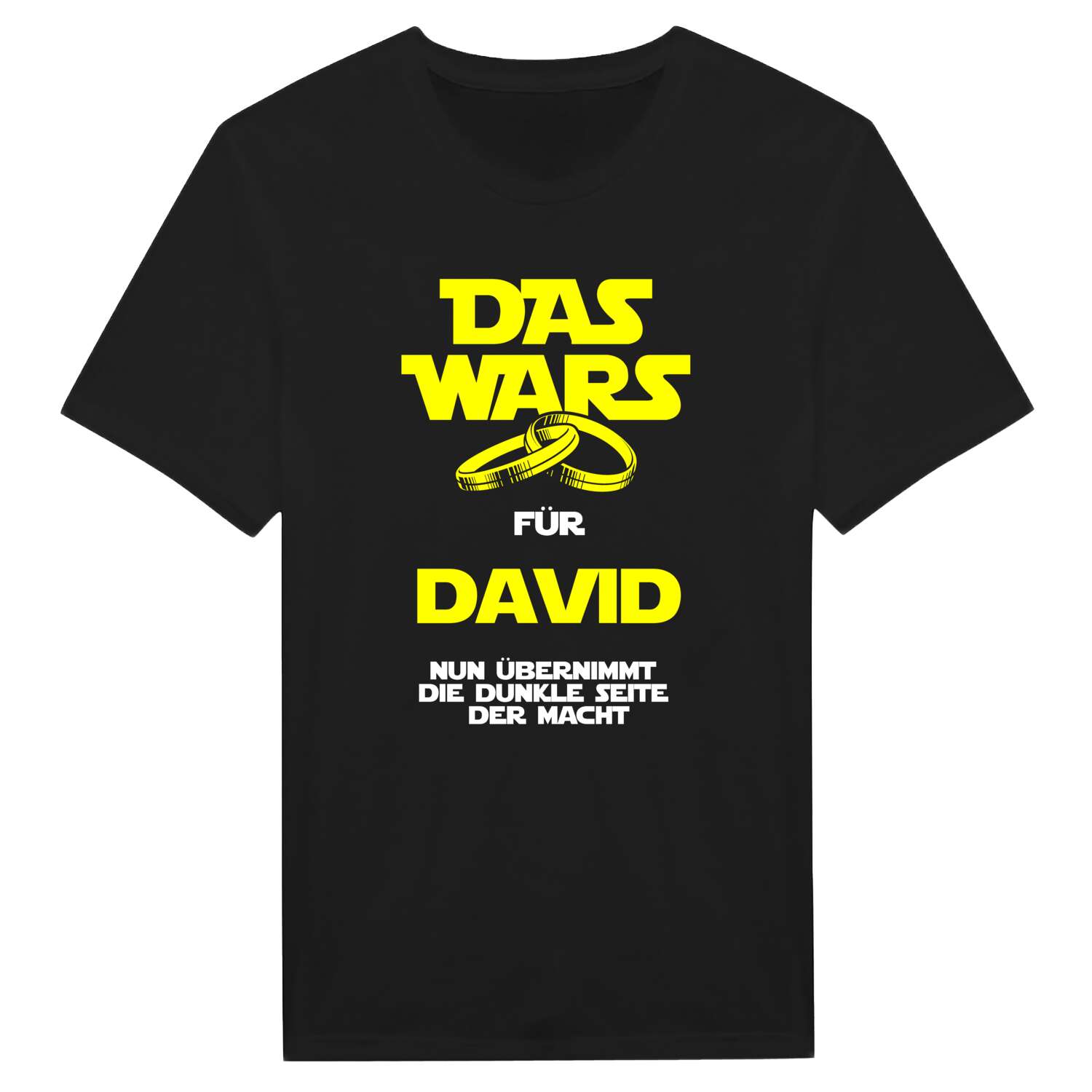 JGA T-Shirt »Das Wars« für den Namen »David«