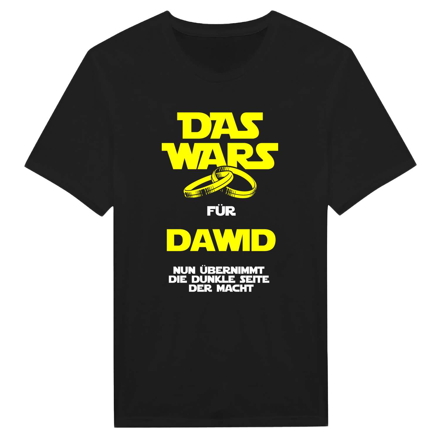 JGA T-Shirt »Das Wars« für den Namen »Dawid«