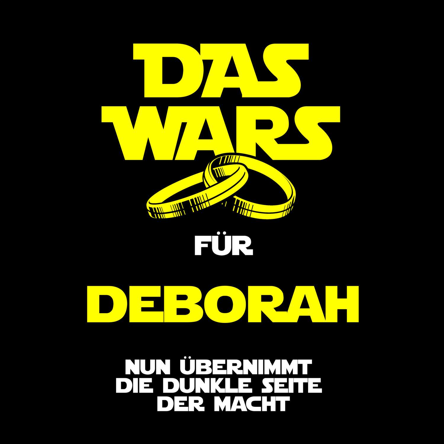 JGA T-Shirt »Das Wars« für den Namen »Deborah«