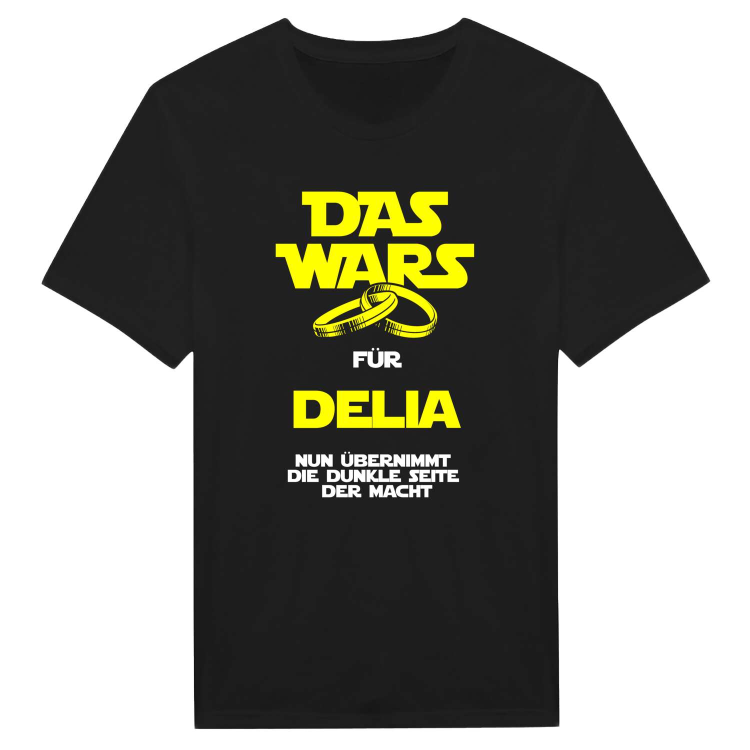 JGA T-Shirt »Das Wars« für den Namen »Delia«