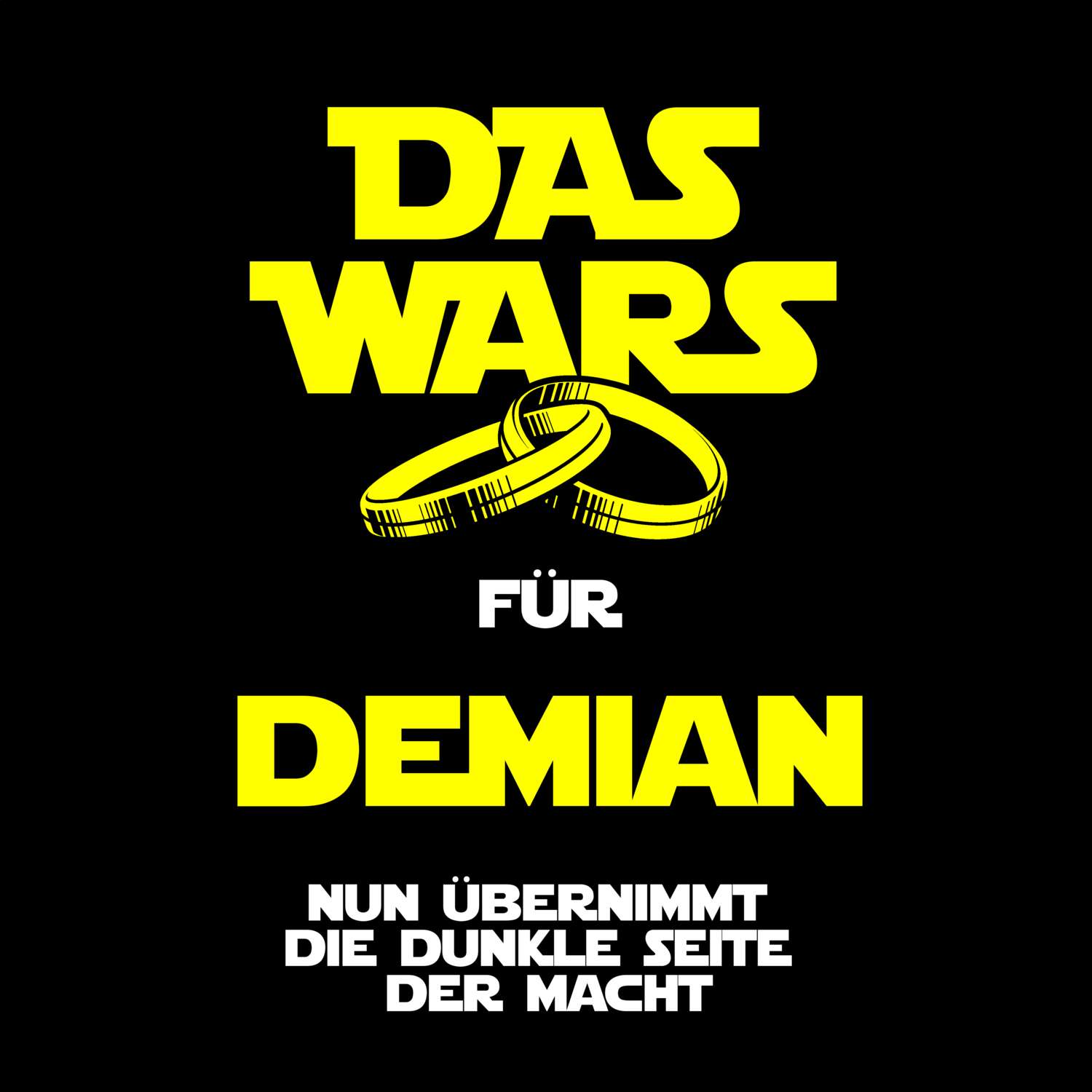 JGA T-Shirt »Das Wars« für den Namen »Demian«