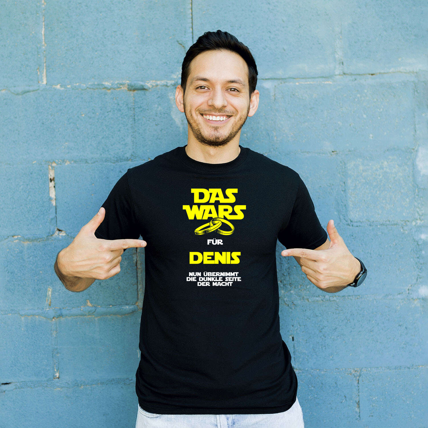 JGA T-Shirt »Das Wars« für den Namen »Denis«