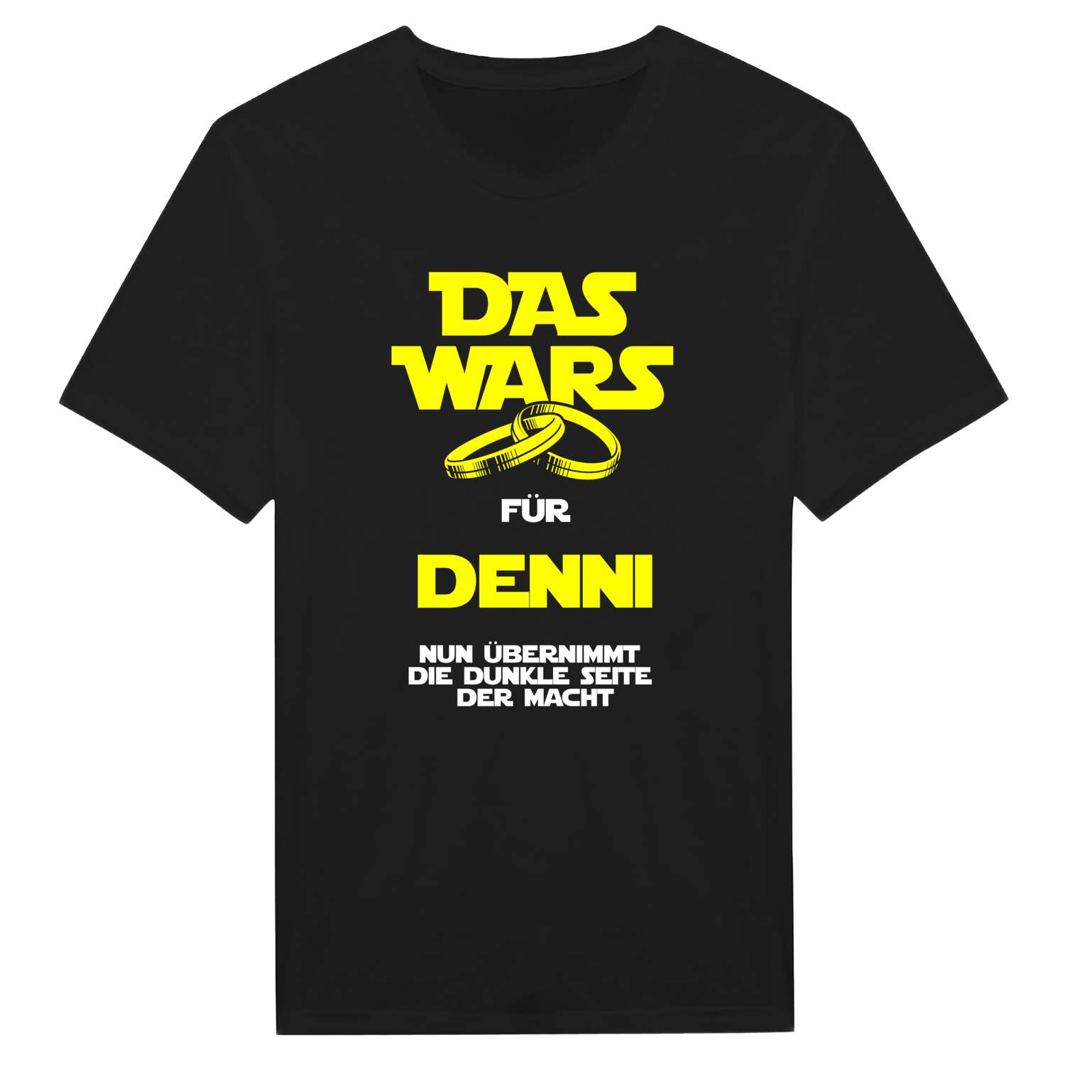 JGA T-Shirt »Das Wars« für den Namen »Denni«