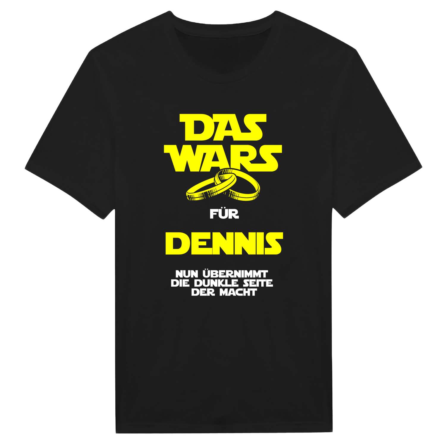 JGA T-Shirt »Das Wars« für den Namen »Dennis«