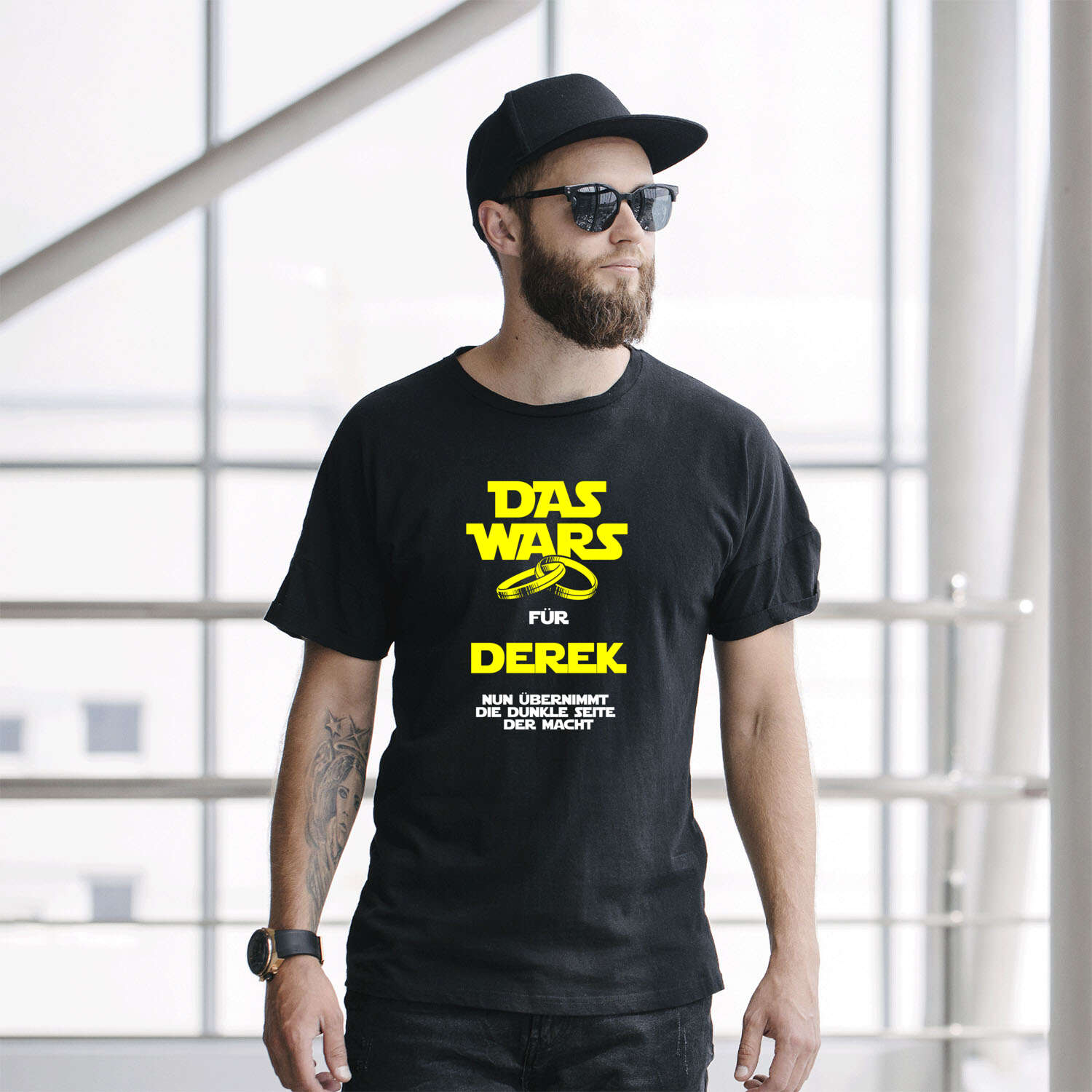 JGA T-Shirt »Das Wars« für den Namen »Derek«