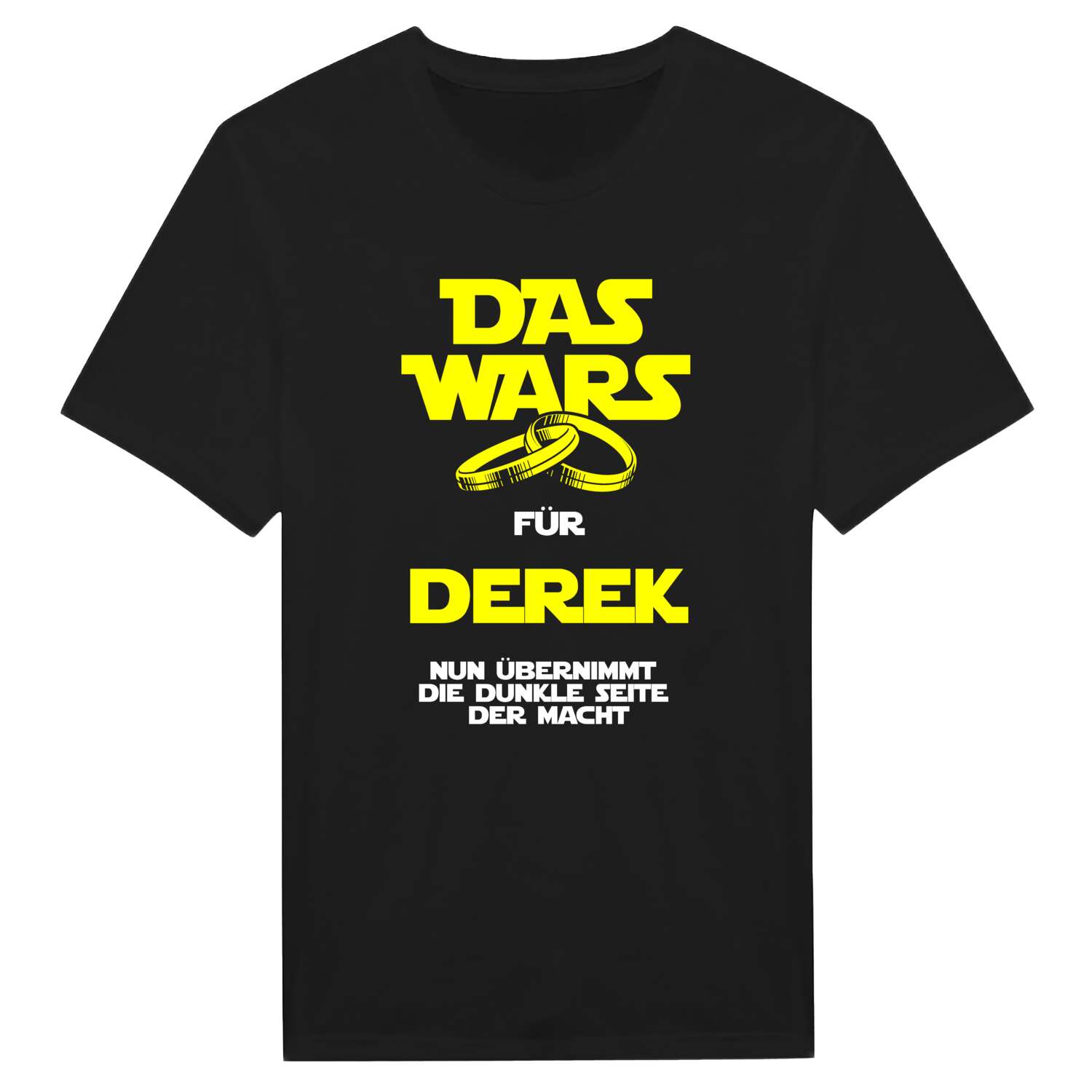 JGA T-Shirt »Das Wars« für den Namen »Derek«