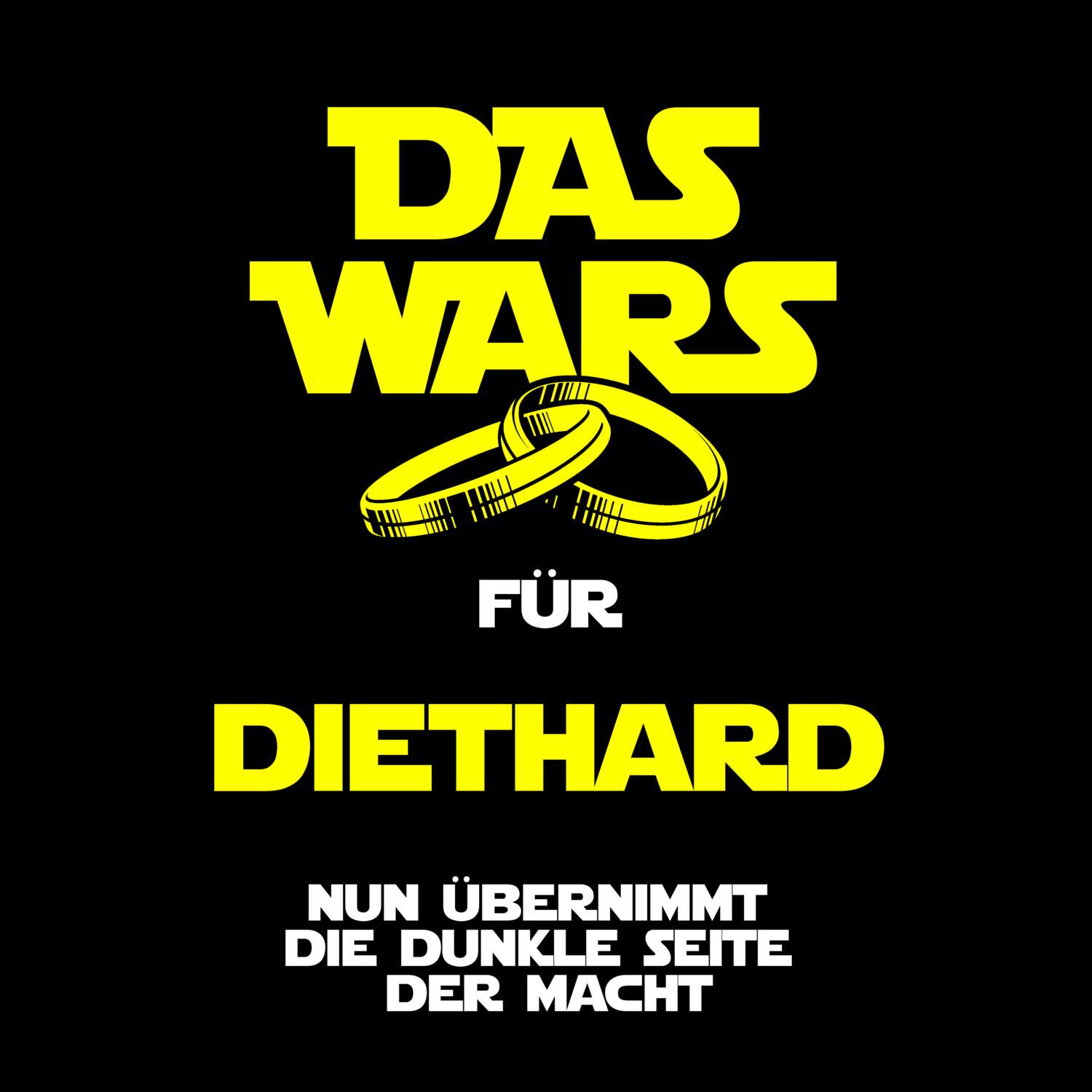 JGA T-Shirt »Das Wars« für den Namen »Diethard«