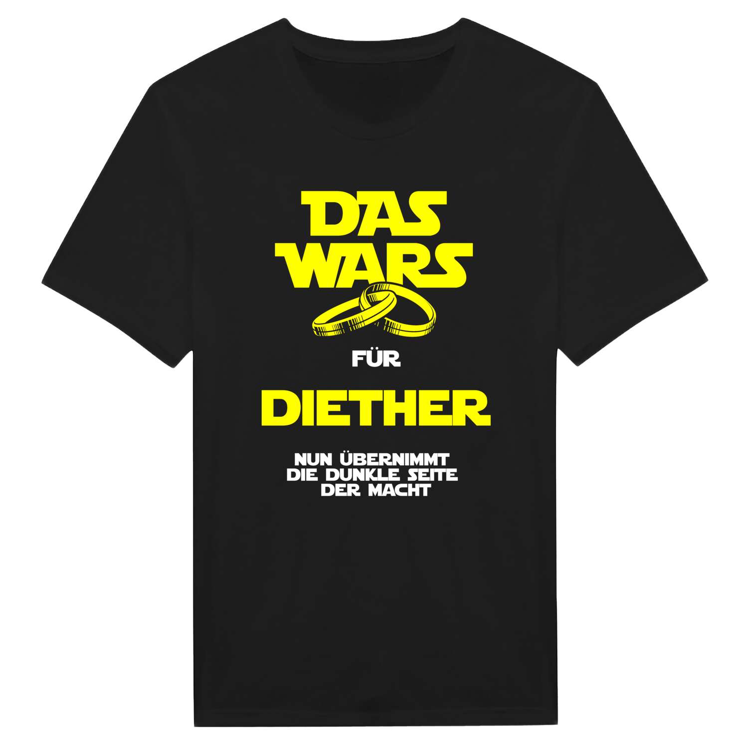 JGA T-Shirt »Das Wars« für den Namen »Diether«