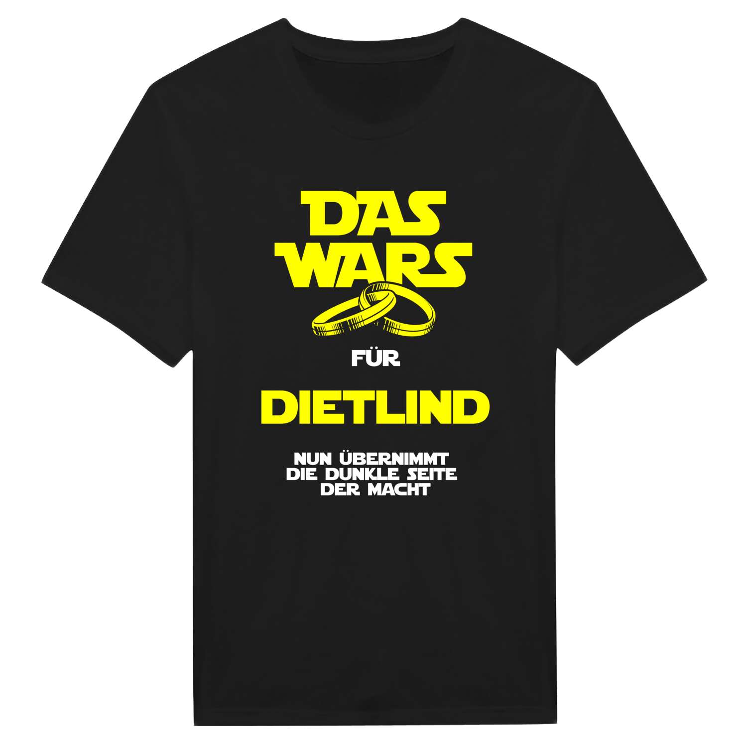 JGA T-Shirt »Das Wars« für den Namen »Dietlind«