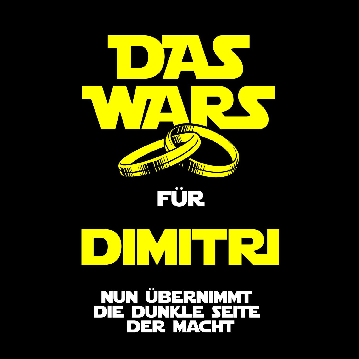 JGA T-Shirt »Das Wars« für den Namen »Dimitri«