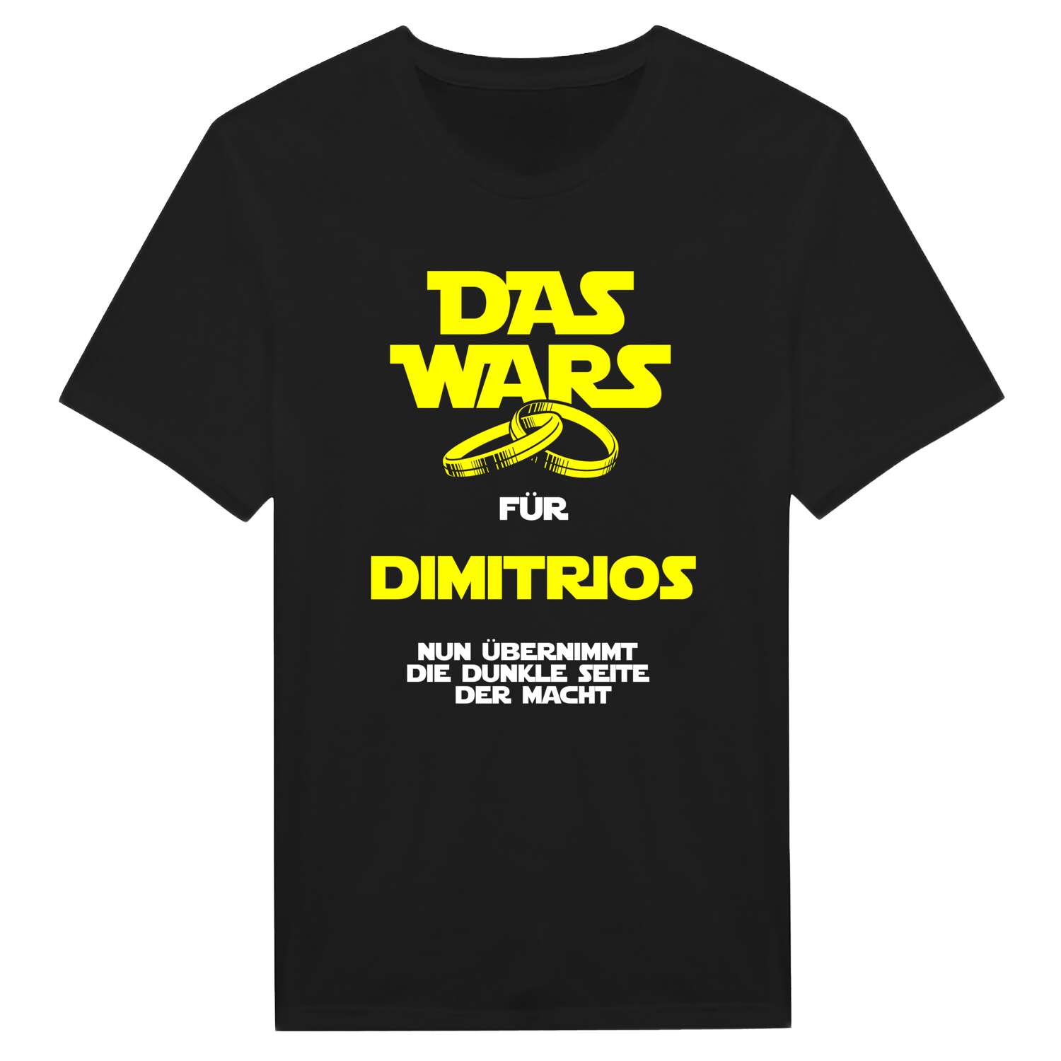 JGA T-Shirt »Das Wars« für den Namen »Dimitrios«