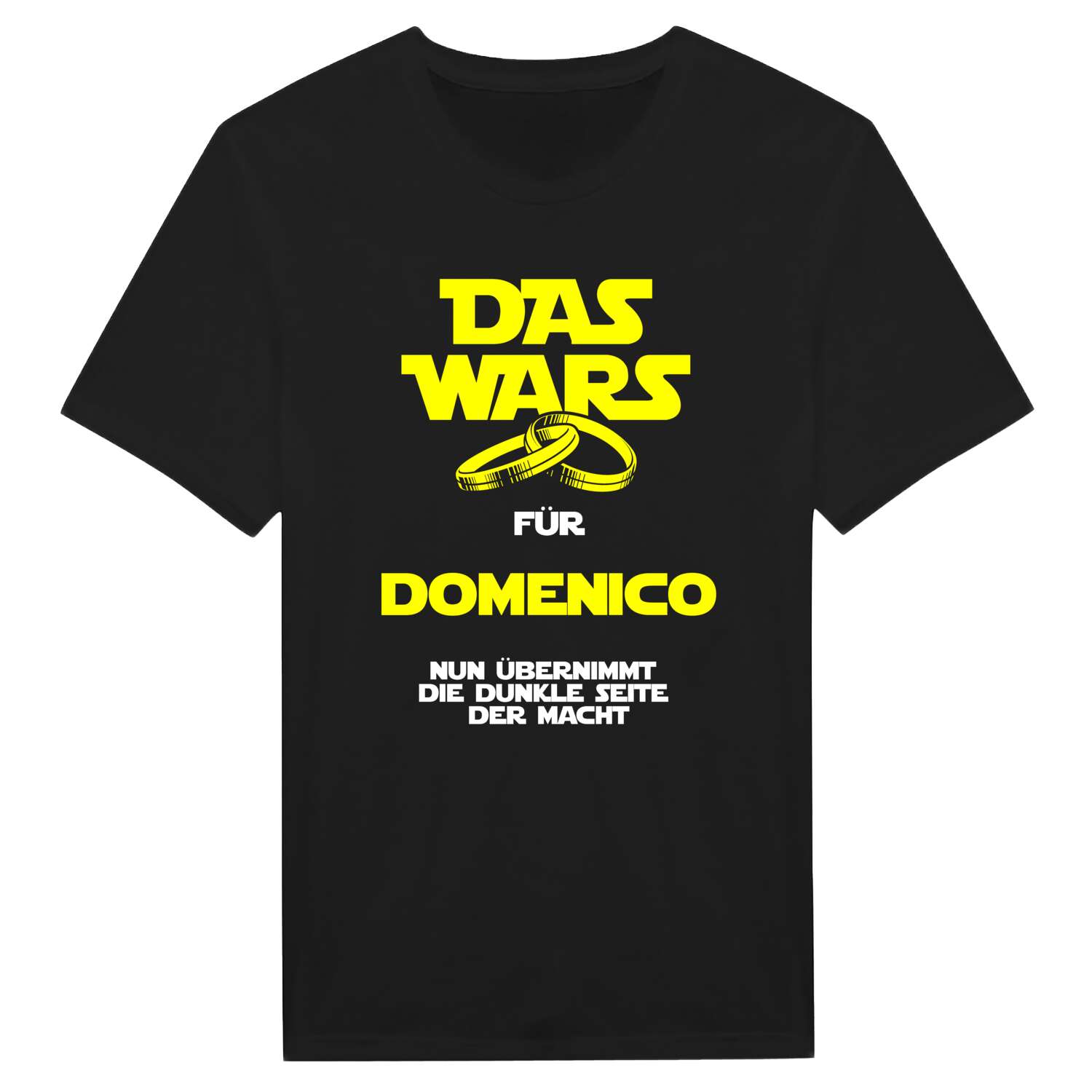 JGA T-Shirt »Das Wars« für den Namen »Domenico«