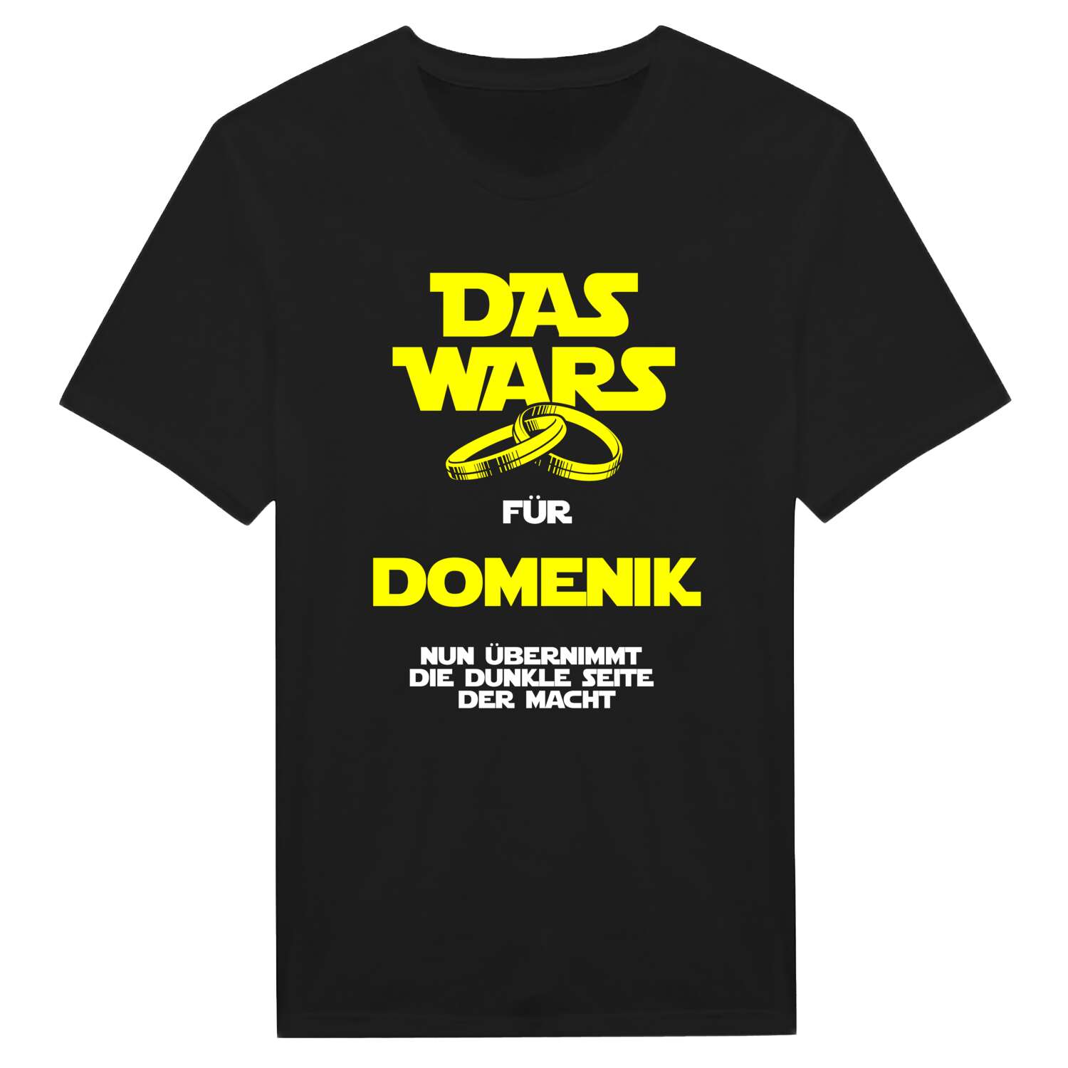 JGA T-Shirt »Das Wars« für den Namen »Domenik«