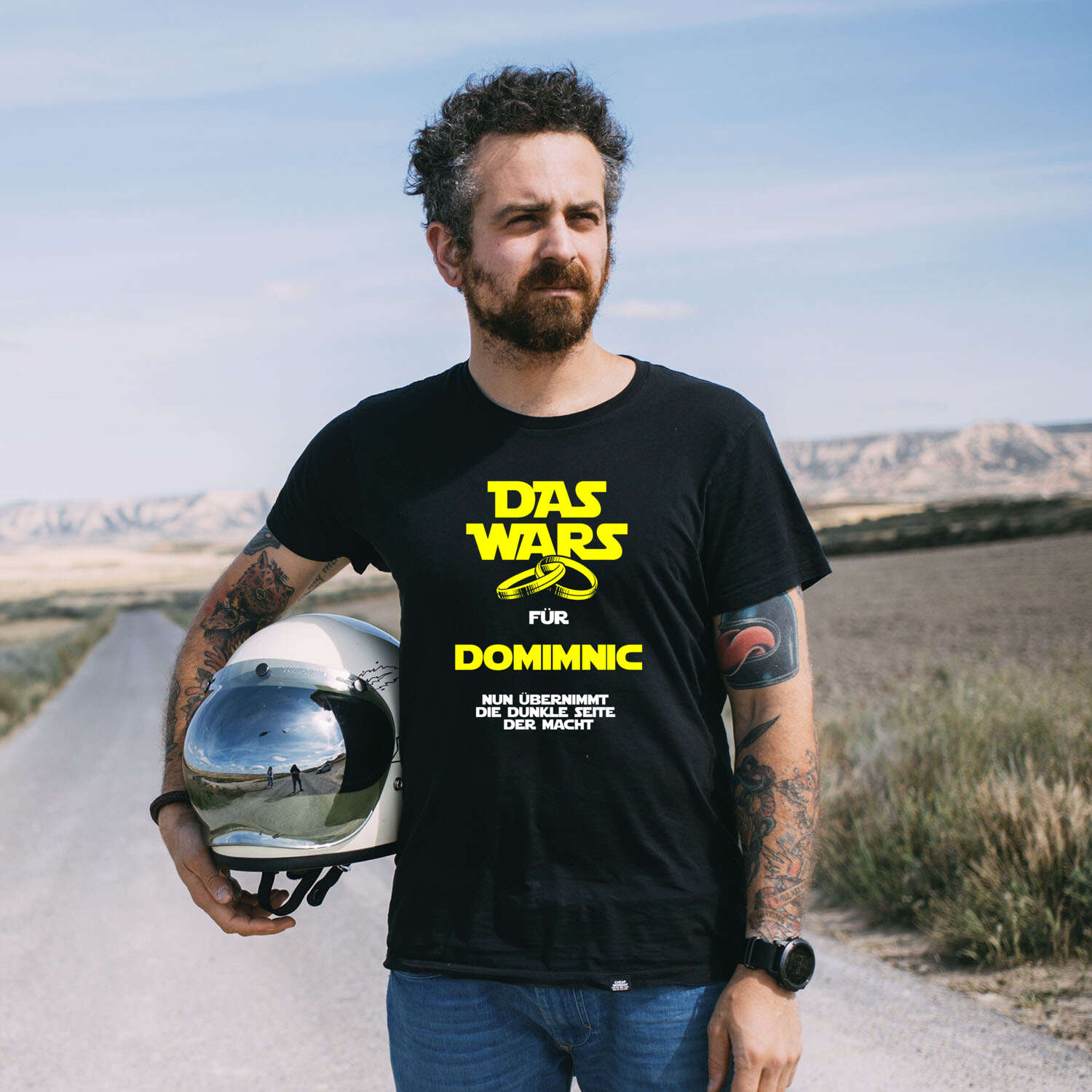 JGA T-Shirt »Das Wars« für den Namen »Domimnic«