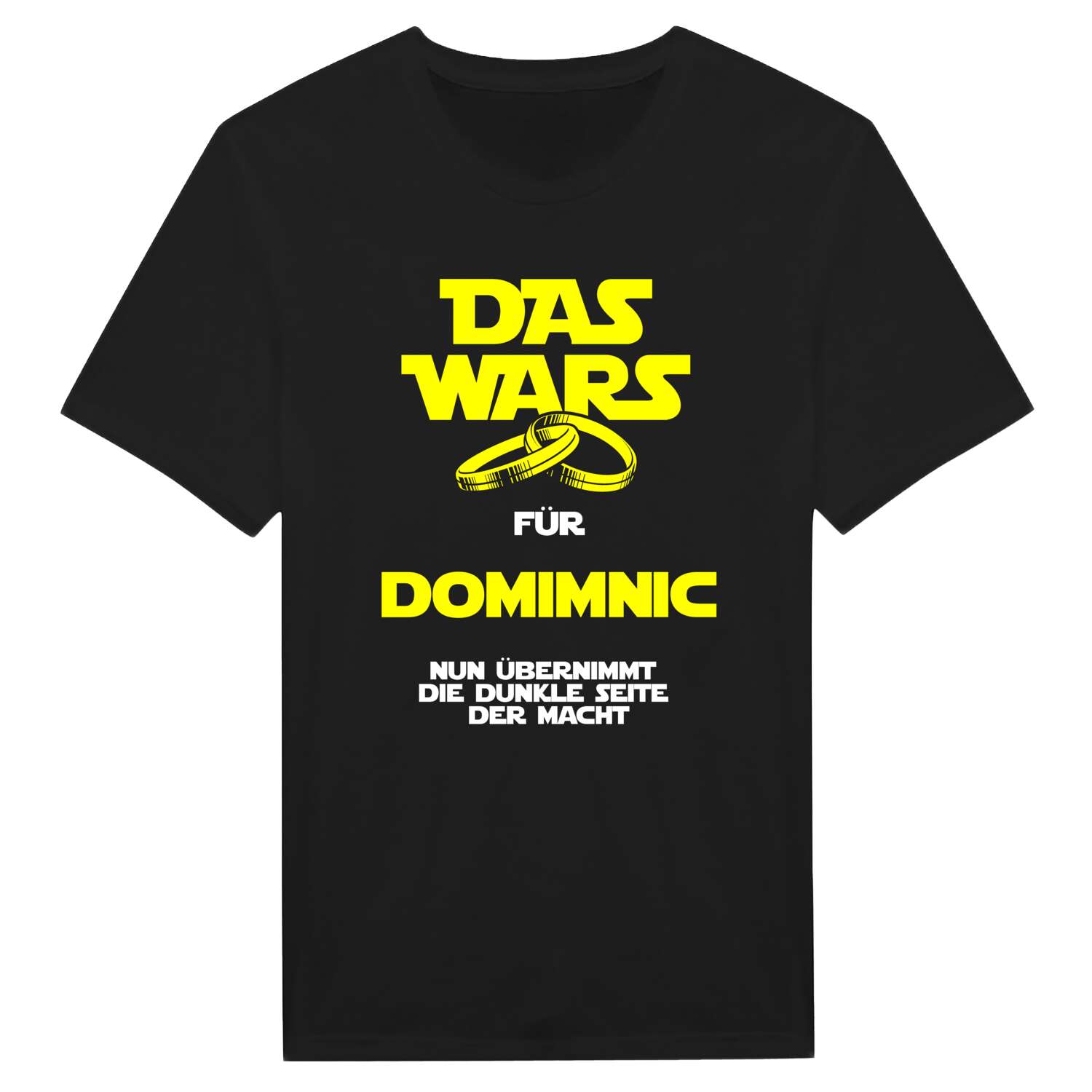 JGA T-Shirt »Das Wars« für den Namen »Domimnic«