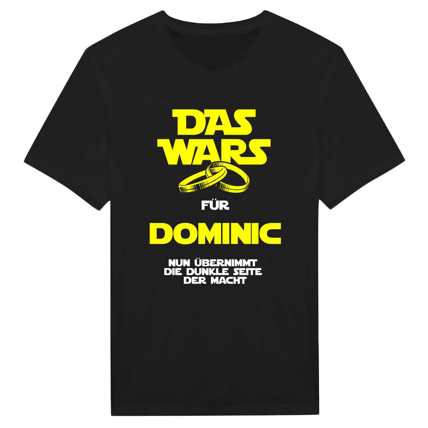 JGA T-Shirt »Das Wars« für den Namen »Dominic«