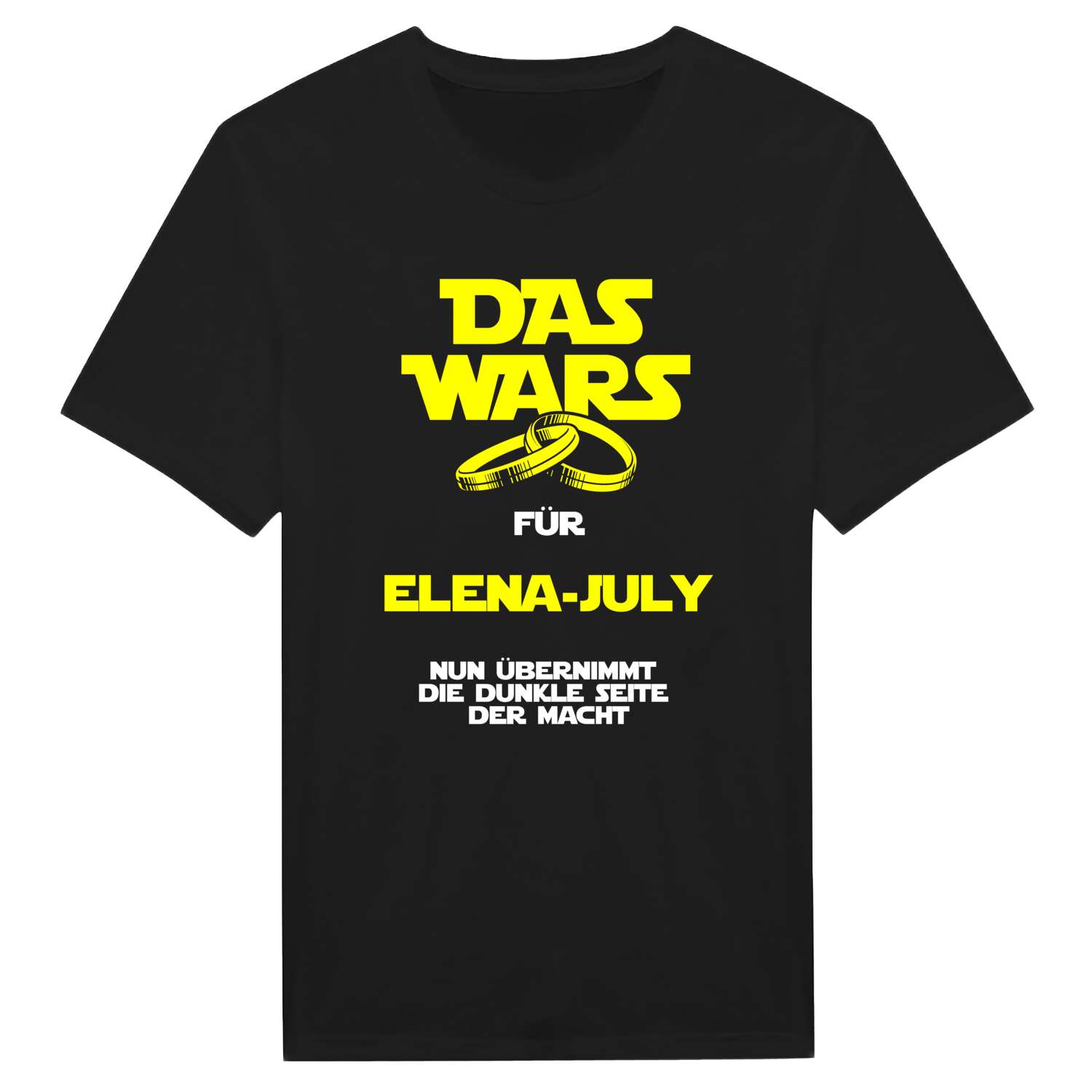 JGA T-Shirt »Das Wars« für den Namen »Elena-July«