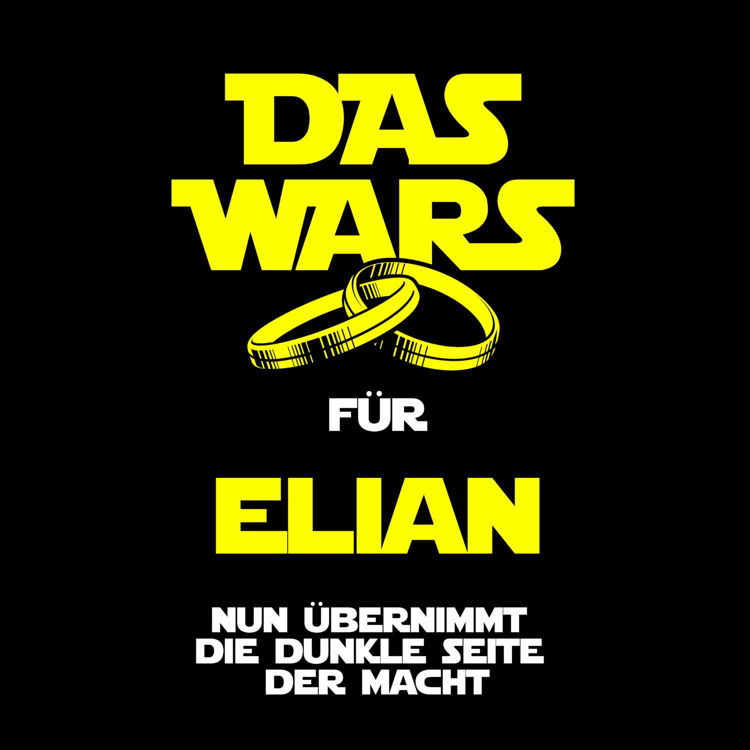 JGA T-Shirt »Das Wars« für den Namen »Elian«