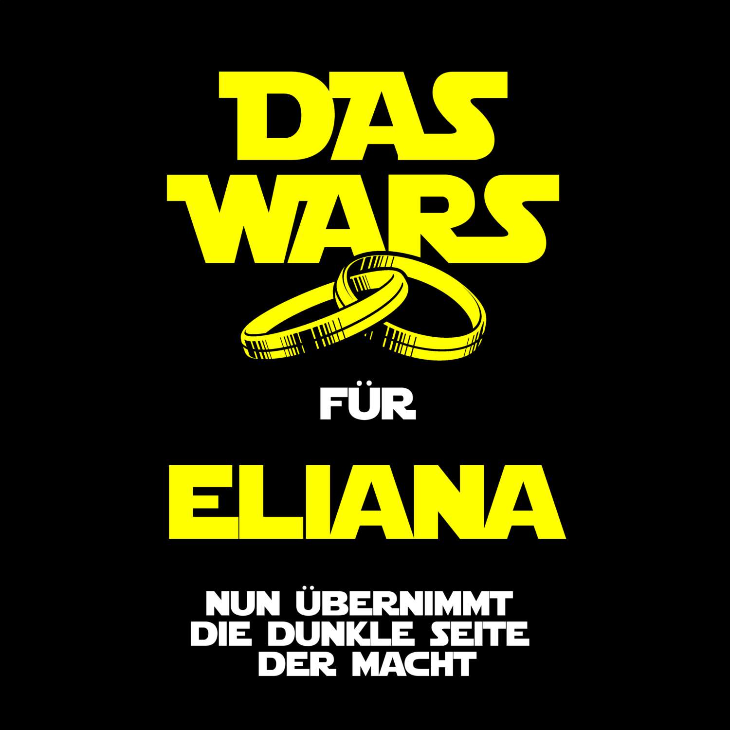 JGA T-Shirt »Das Wars« für den Namen »Eliana«