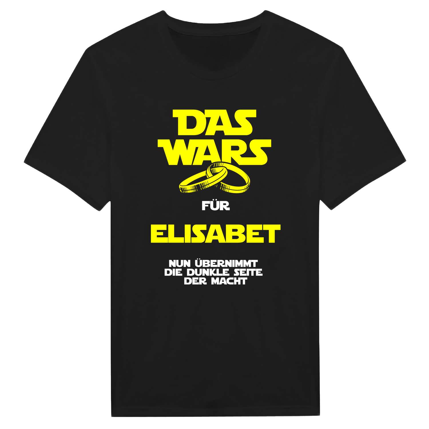 JGA T-Shirt »Das Wars« für den Namen »Elisabet«