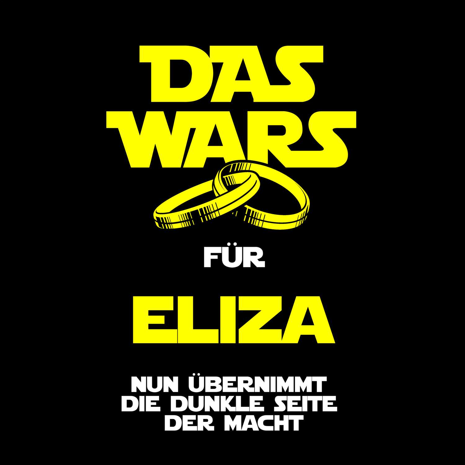 JGA T-Shirt »Das Wars« für den Namen »Eliza«