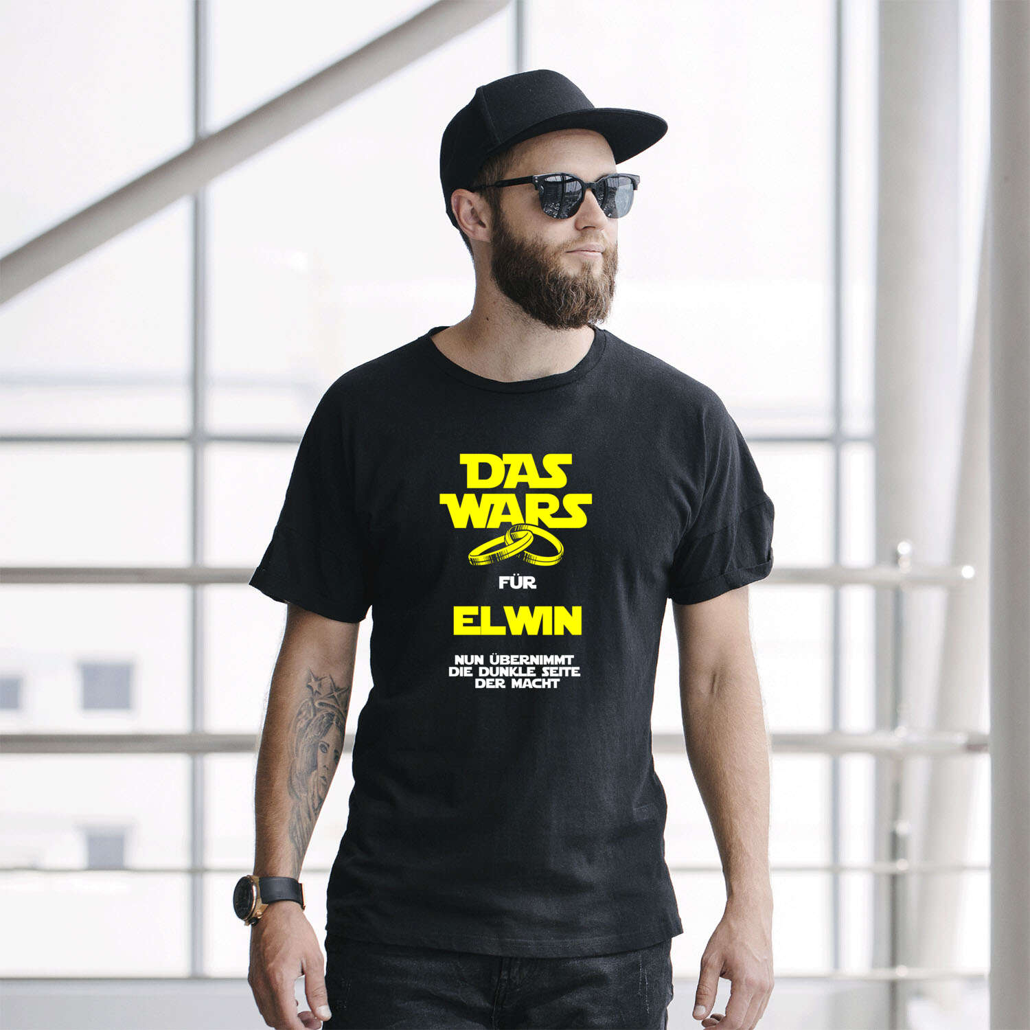 JGA T-Shirt »Das Wars« für den Namen »Elwin«