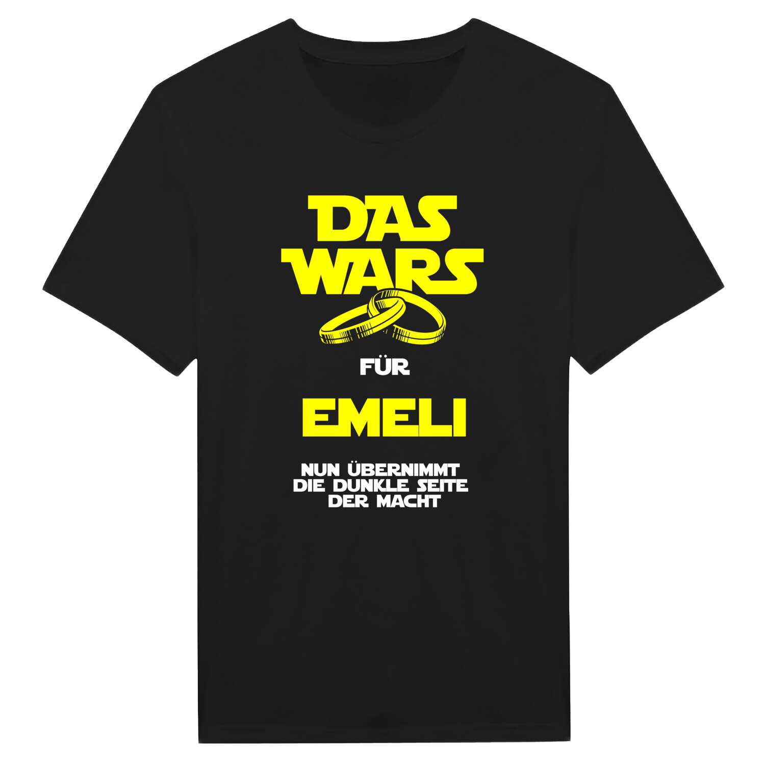 JGA T-Shirt »Das Wars« für den Namen »Emeli«