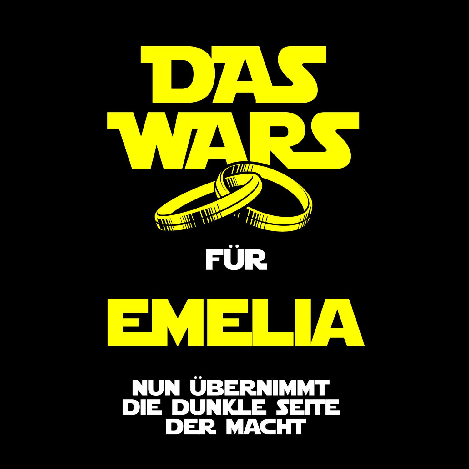 JGA T-Shirt »Das Wars« für den Namen »Emelia«