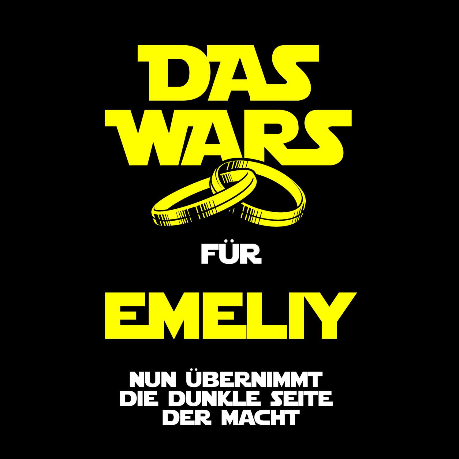 JGA T-Shirt »Das Wars« für den Namen »Emeliy«