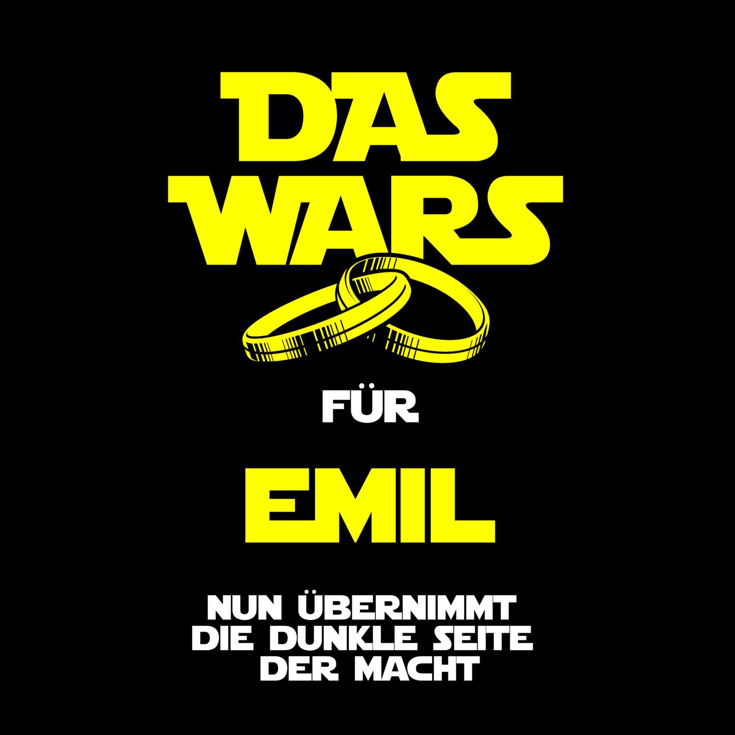 JGA T-Shirt »Das Wars« für den Namen »Emil«