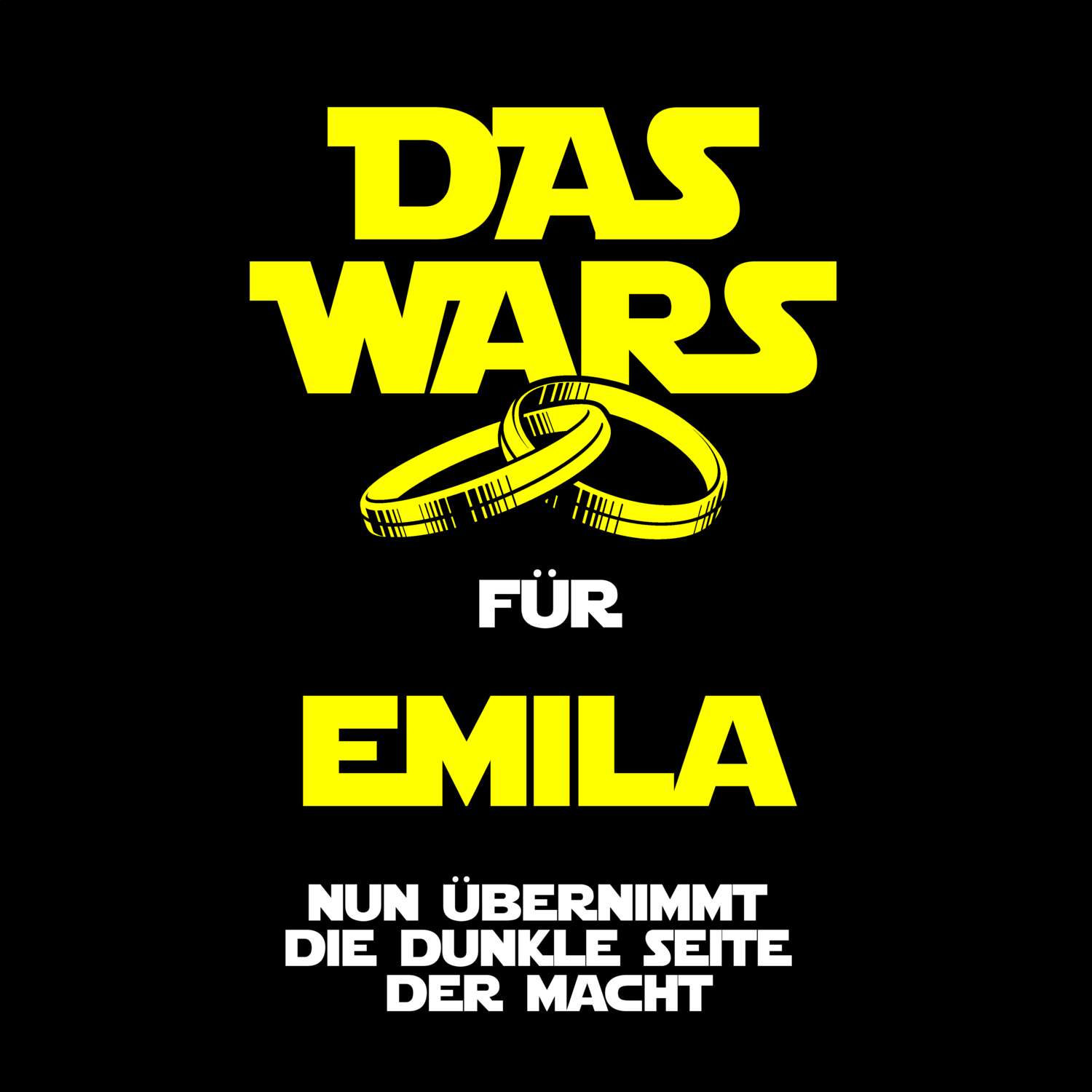 JGA T-Shirt »Das Wars« für den Namen »Emila«