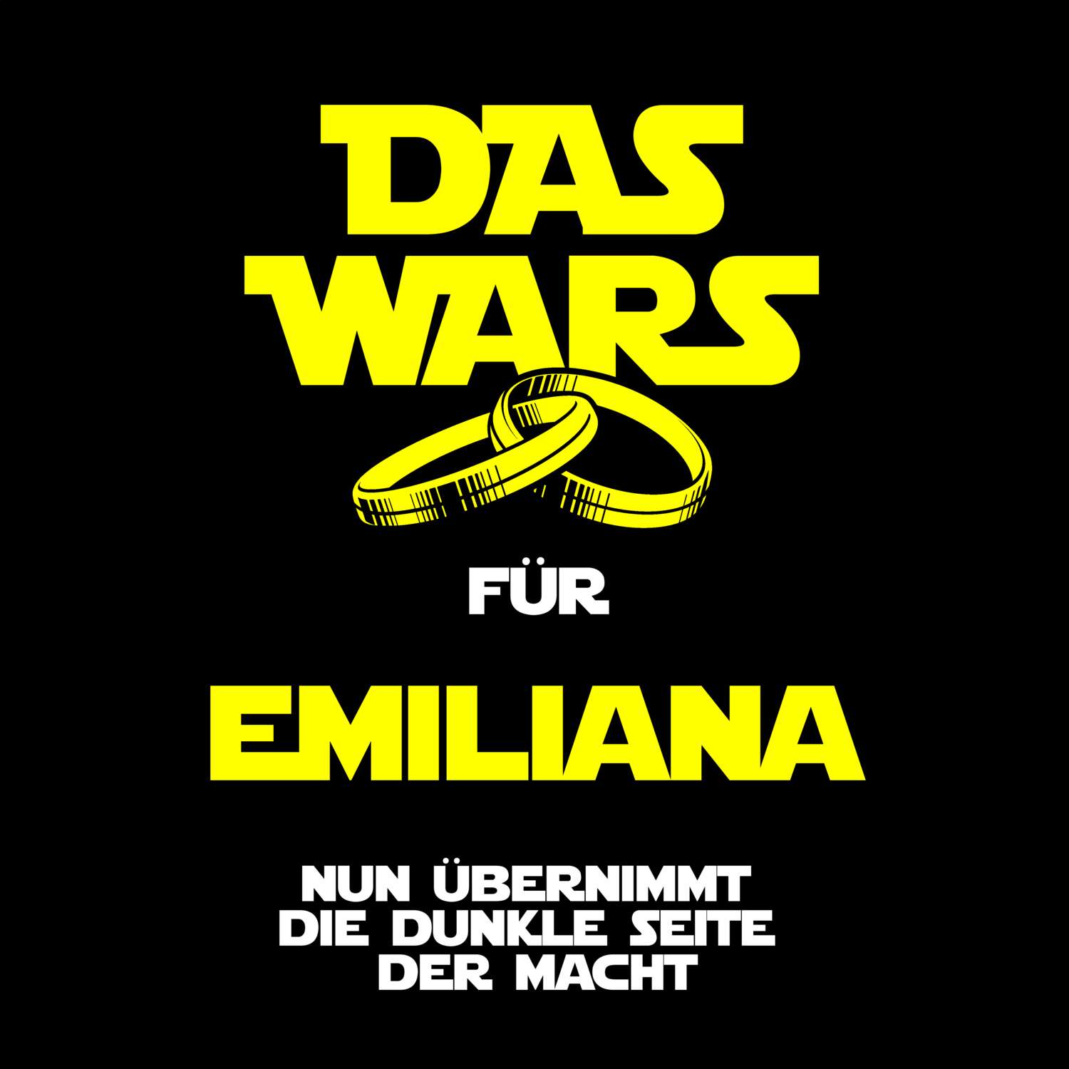 JGA T-Shirt »Das Wars« für den Namen »Emiliana«