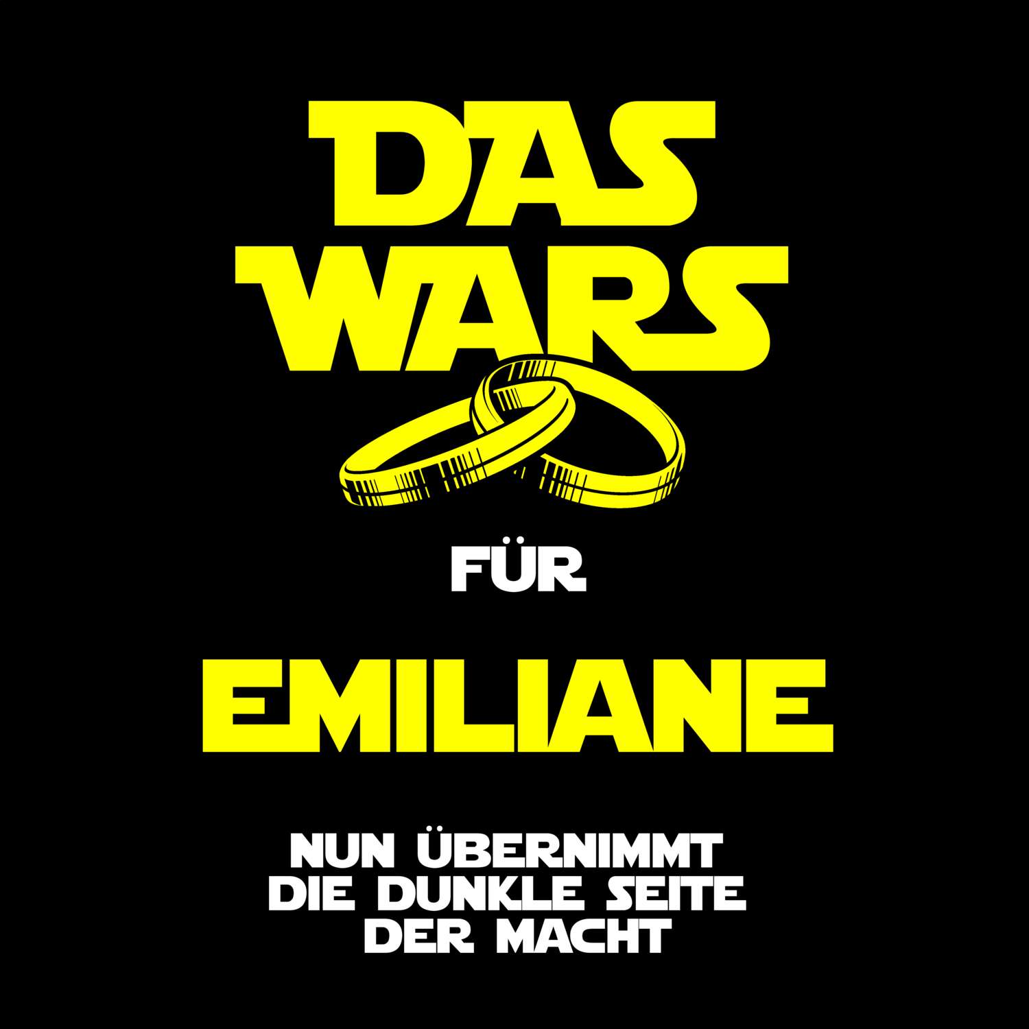 JGA T-Shirt »Das Wars« für den Namen »Emiliane«