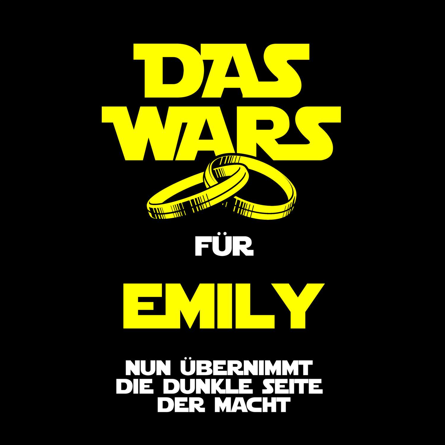 JGA T-Shirt »Das Wars« für den Namen »Emily«