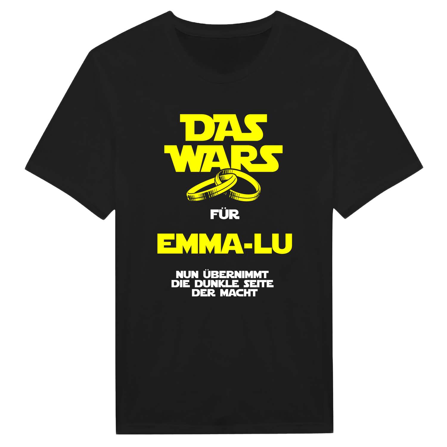 JGA T-Shirt »Das Wars« für den Namen »Emma-Lu«