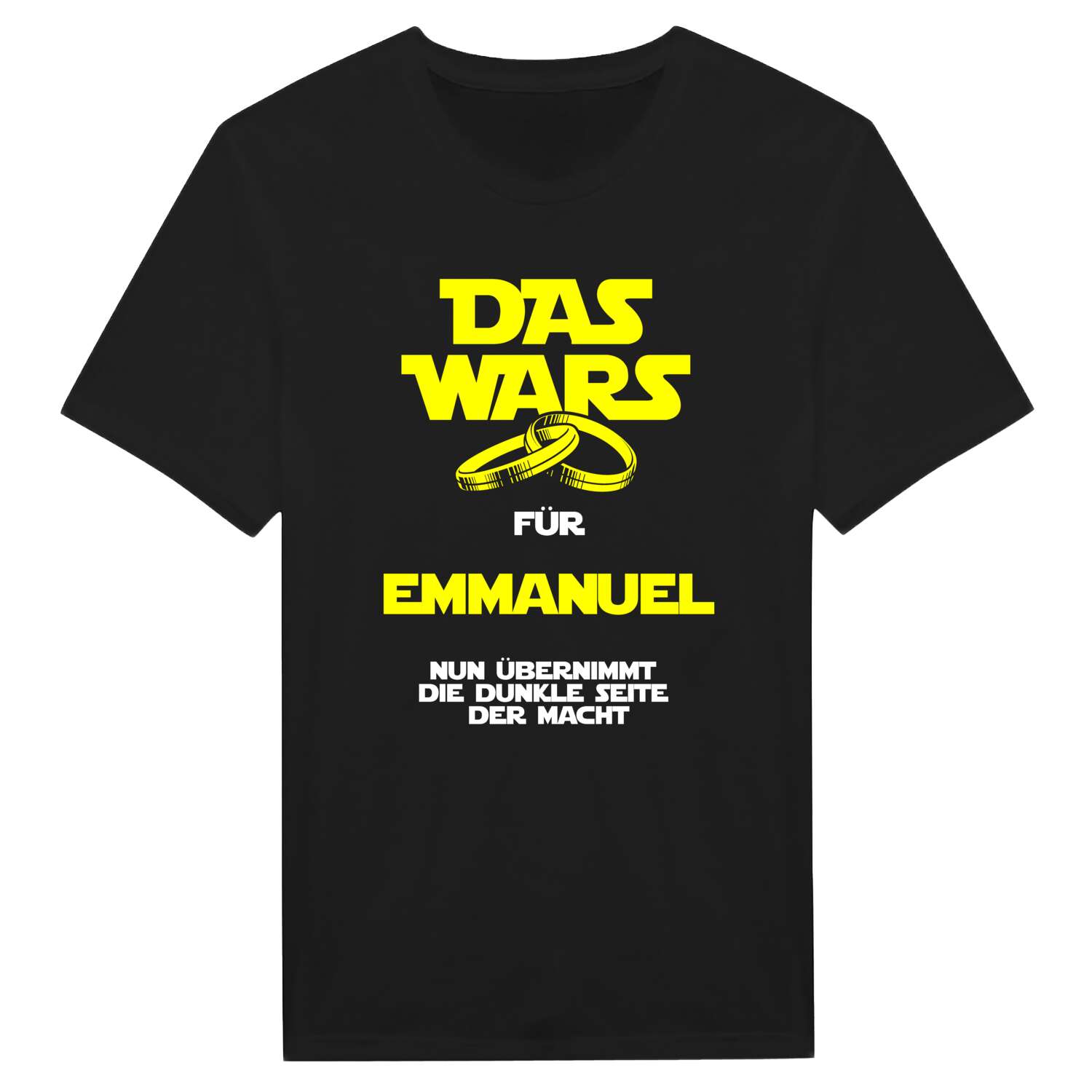 JGA T-Shirt »Das Wars« für den Namen »Emmanuel«