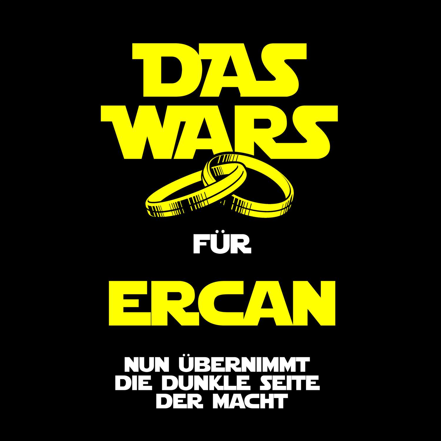 JGA T-Shirt »Das Wars« für den Namen »Ercan«