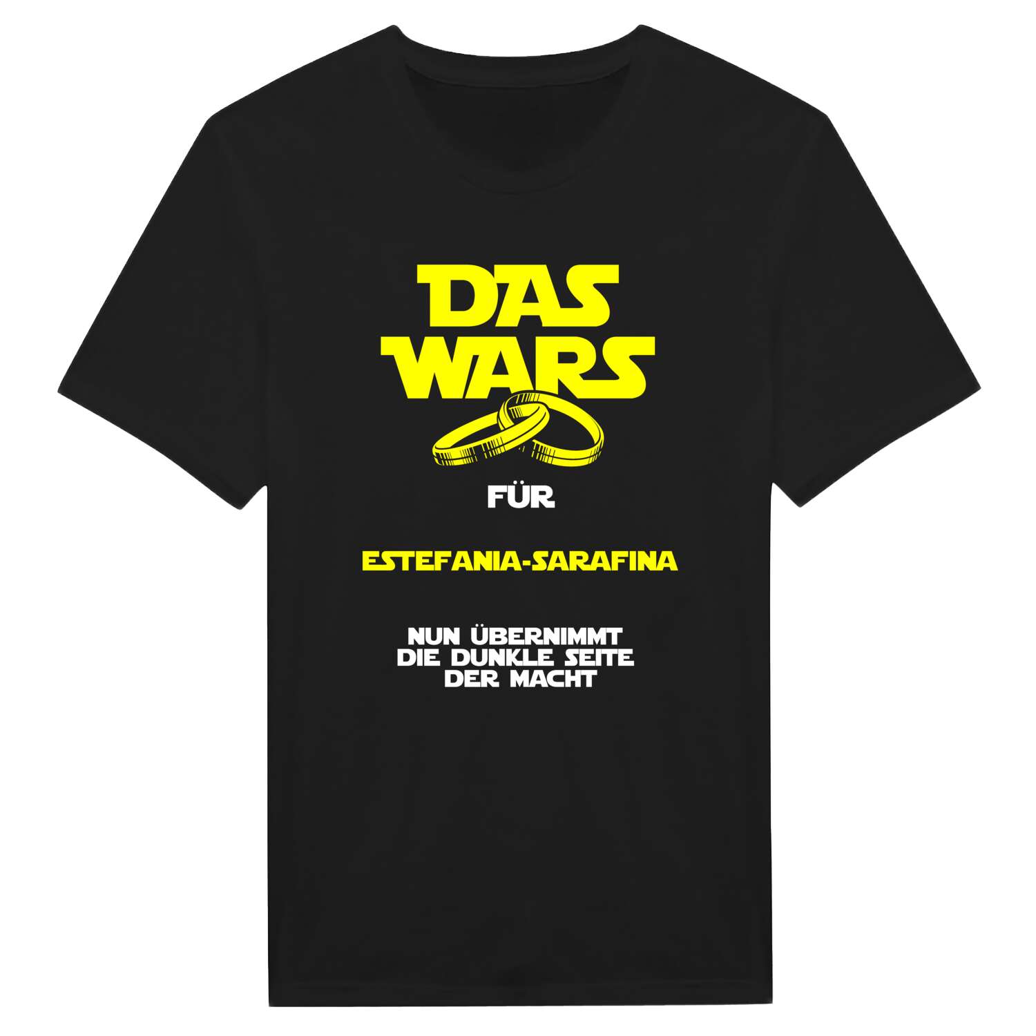 JGA T-Shirt »Das Wars« für den Namen »Estefania-Sarafina«