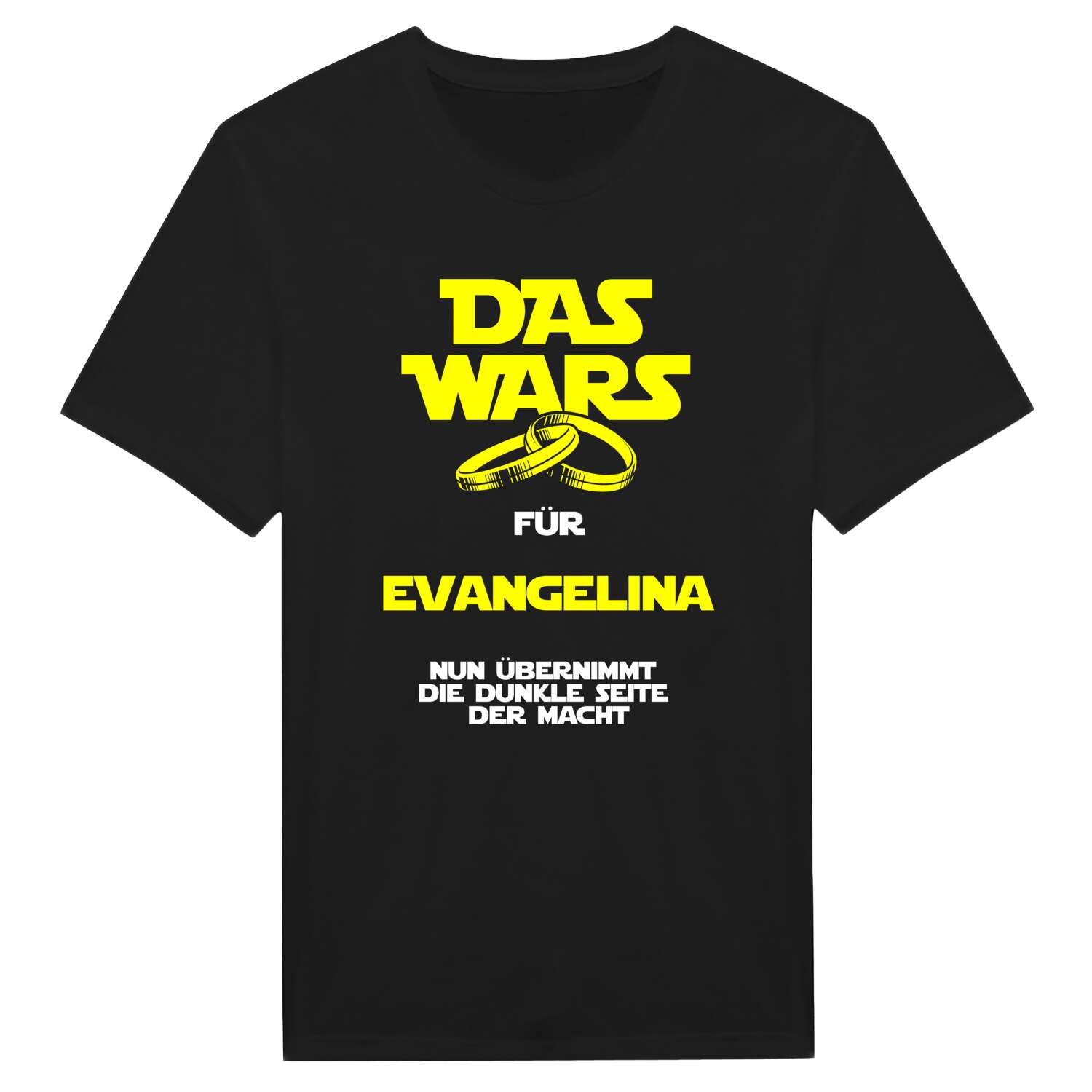 JGA T-Shirt »Das Wars« für den Namen »Evangelina«