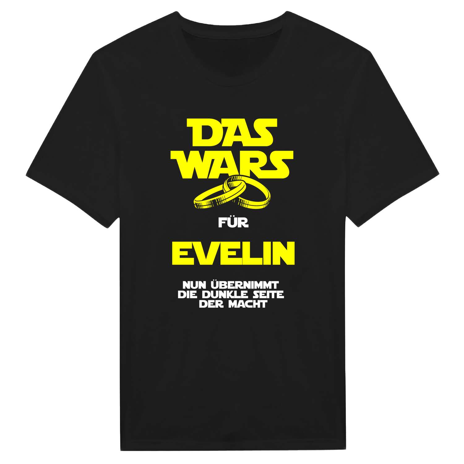 JGA T-Shirt »Das Wars« für den Namen »Evelin«